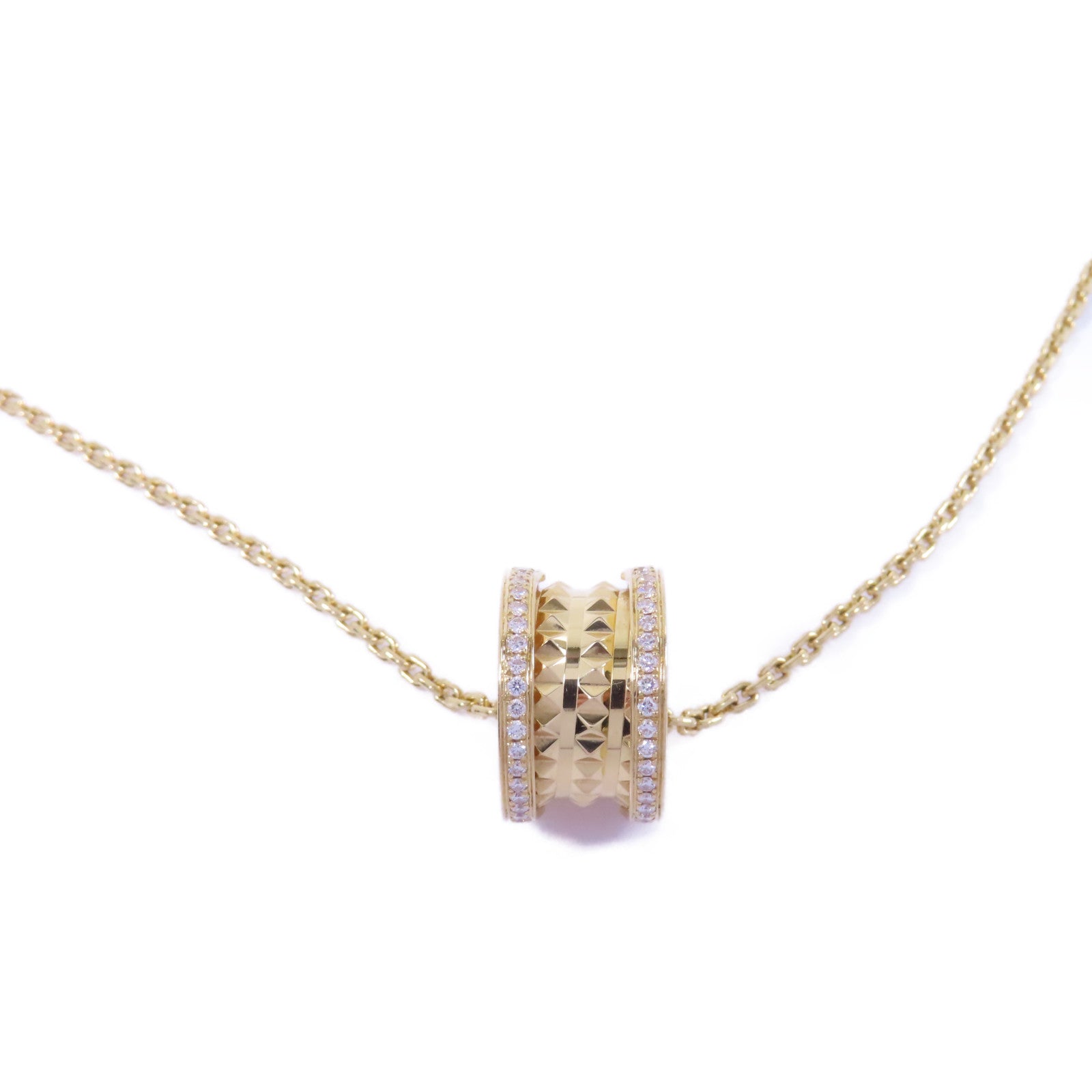 BVLGARI 18K黃金B-zero1 Diamond Necklace項鍊