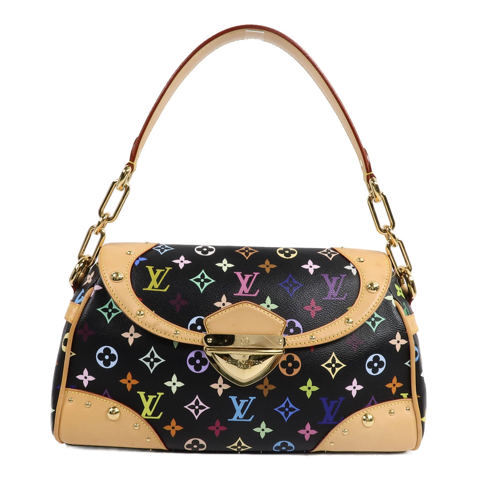 LOUIS VUITTON Monogram Multicolore Beverly MM肩背袋