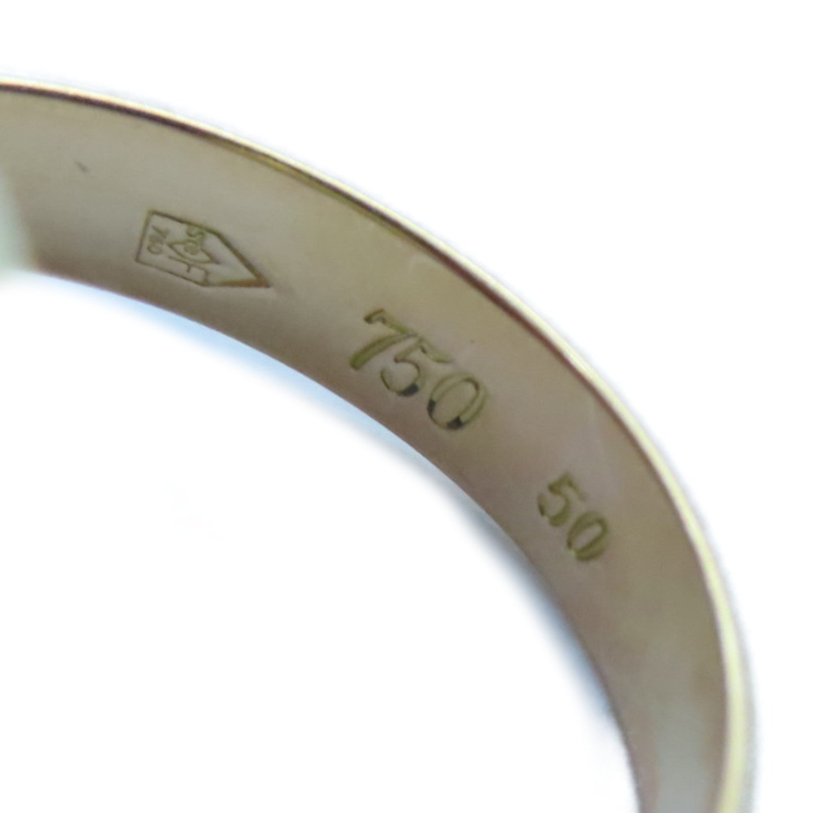 CARTIER 18K黃金/白金/玫瑰金Trinity戒指Cartier#50/US#5.25