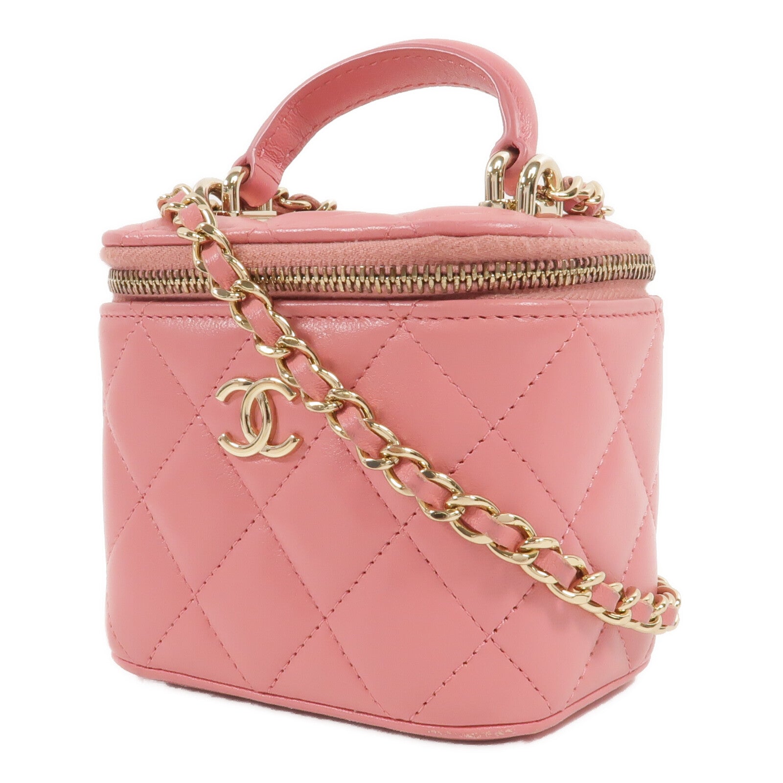 CHANEL 羊皮皮革Chain Shoulder鏈帶肩背袋