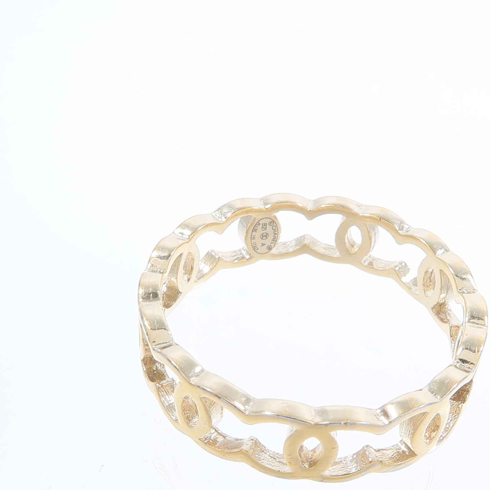 CHANEL 金屬CC Logo Ring戒指