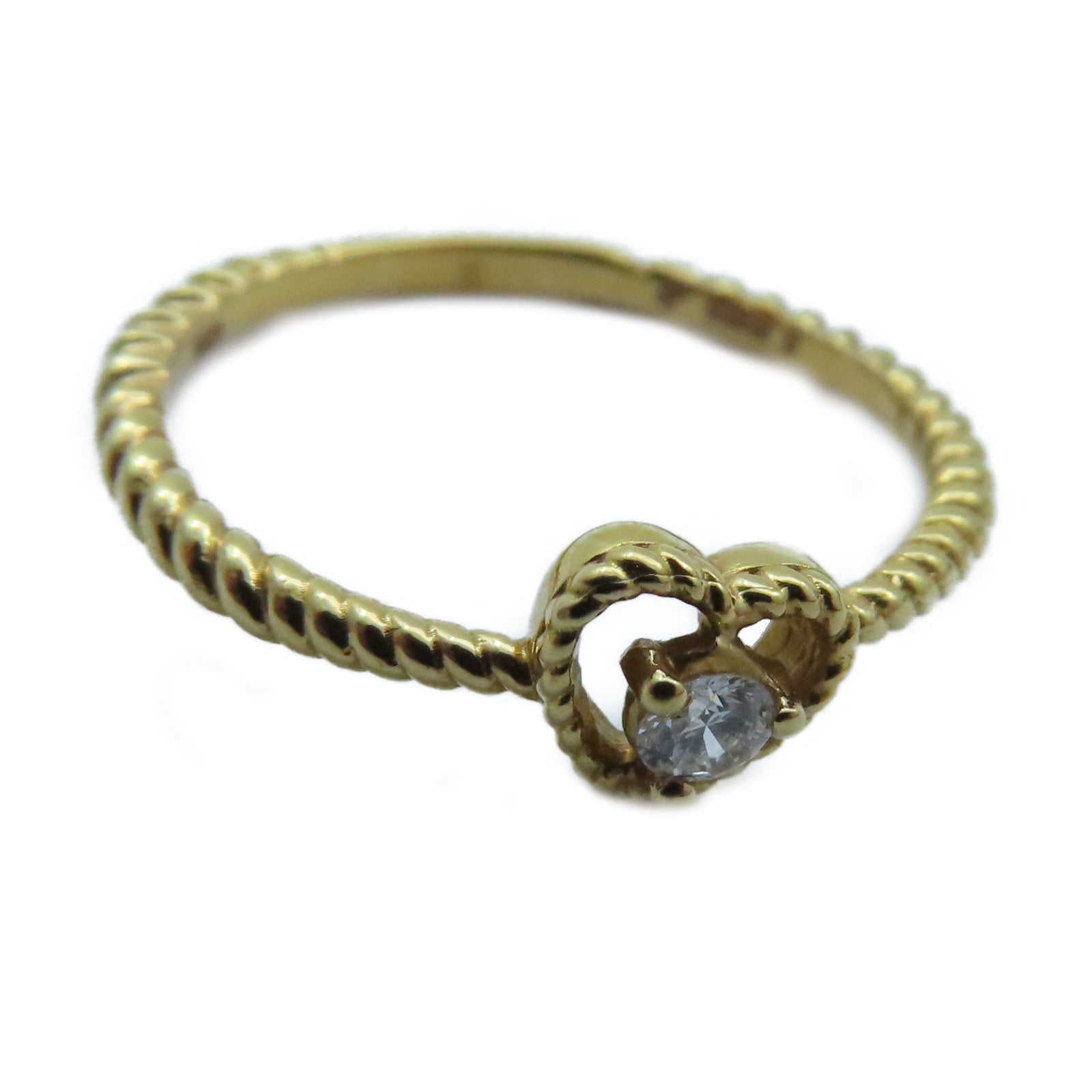 JEWELRY 【激減優惠】18K玫瑰金 Diamond Ring鑽石戒指US#5.75