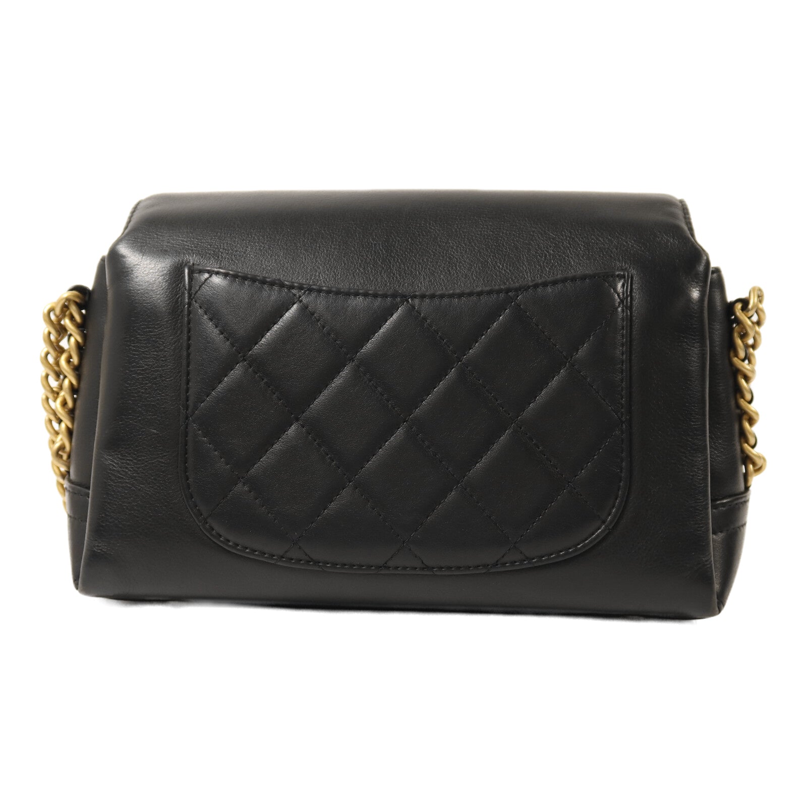 CHANEL 【激減優惠】羊皮皮革Chain Shoulder金扣鏈帶肩背袋
