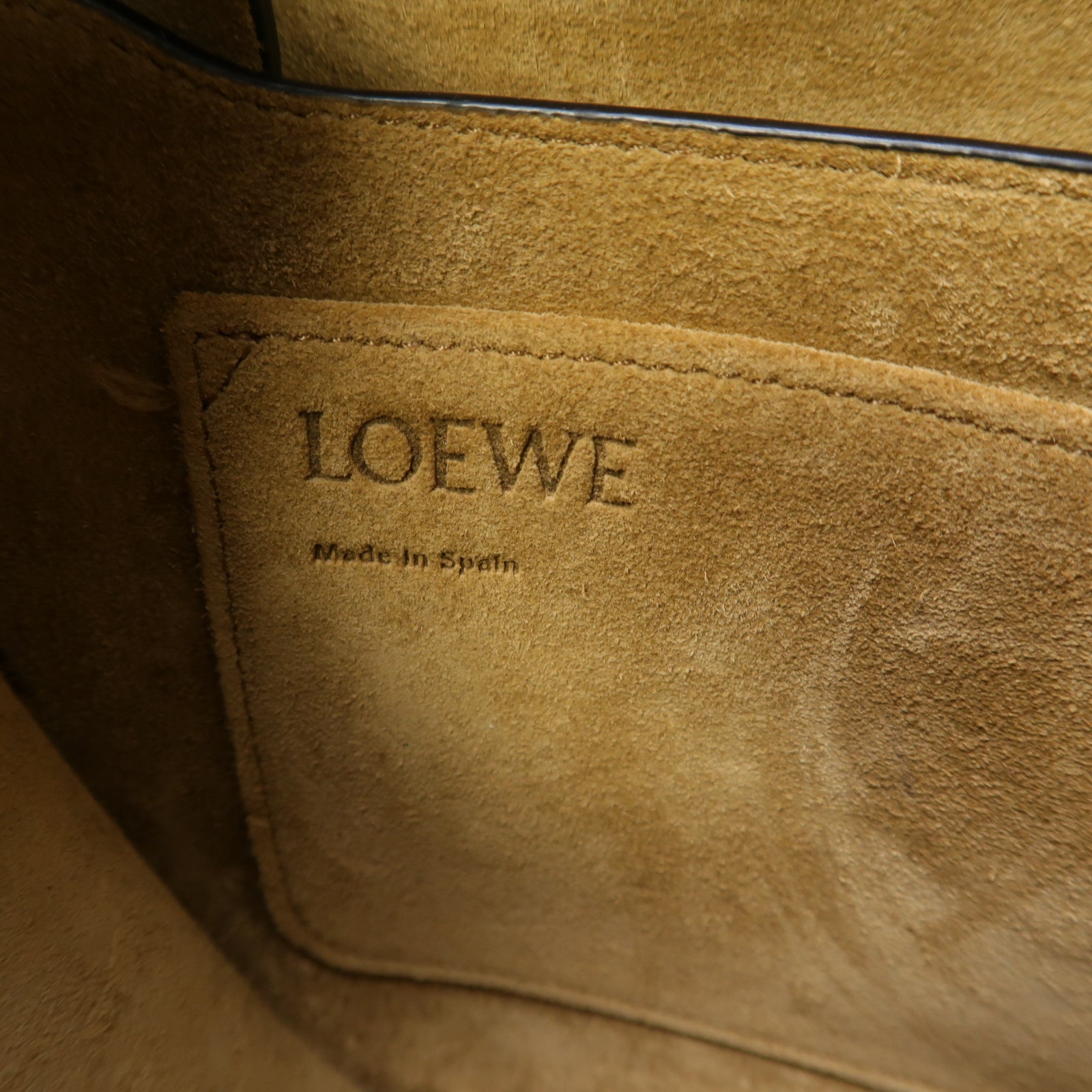 LOEWE 【激減優惠】牛皮皮革Small Gate金扣肩背袋黒色