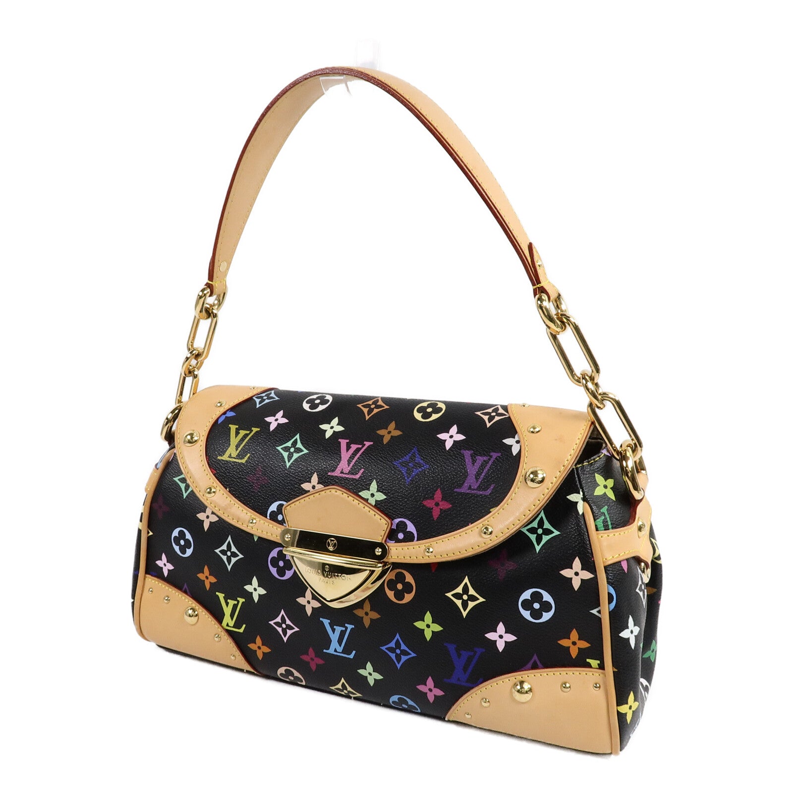 LOUIS VUITTON Monogram Multicolore Beverly MM肩背袋