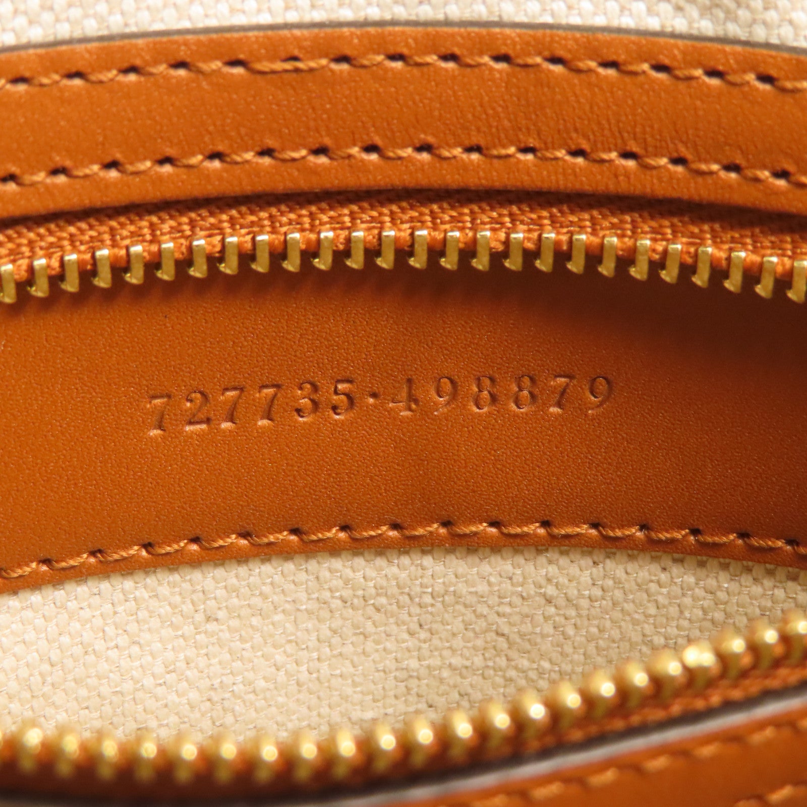 GUCCI GG Interlocking G Mini Tote 2 Way Bag Canvas White/Brown/Navy/Red