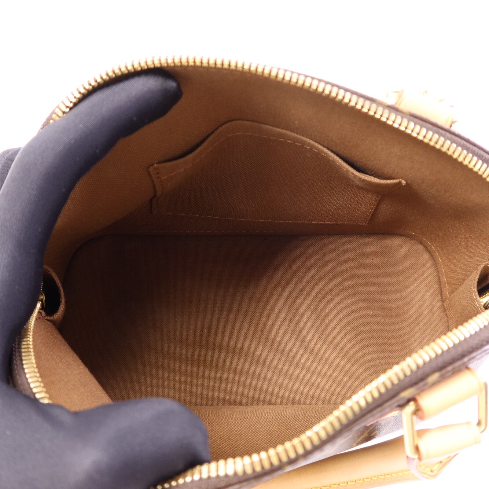 LOUIS VUITTON Monogram Alma BB金扣手挽肩背兩用袋