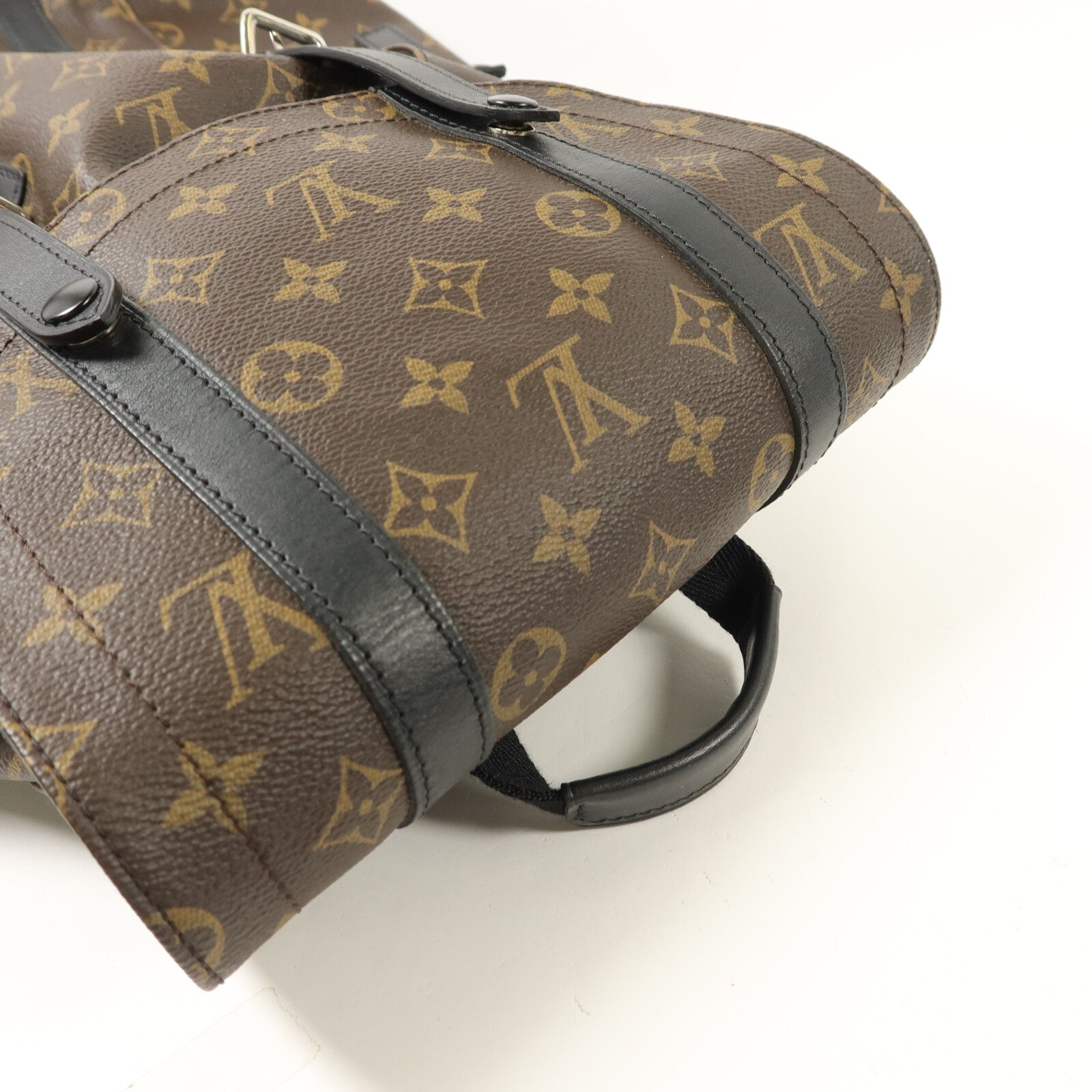 LOUIS VUITTON Monogram Macassar Christopher MM背包