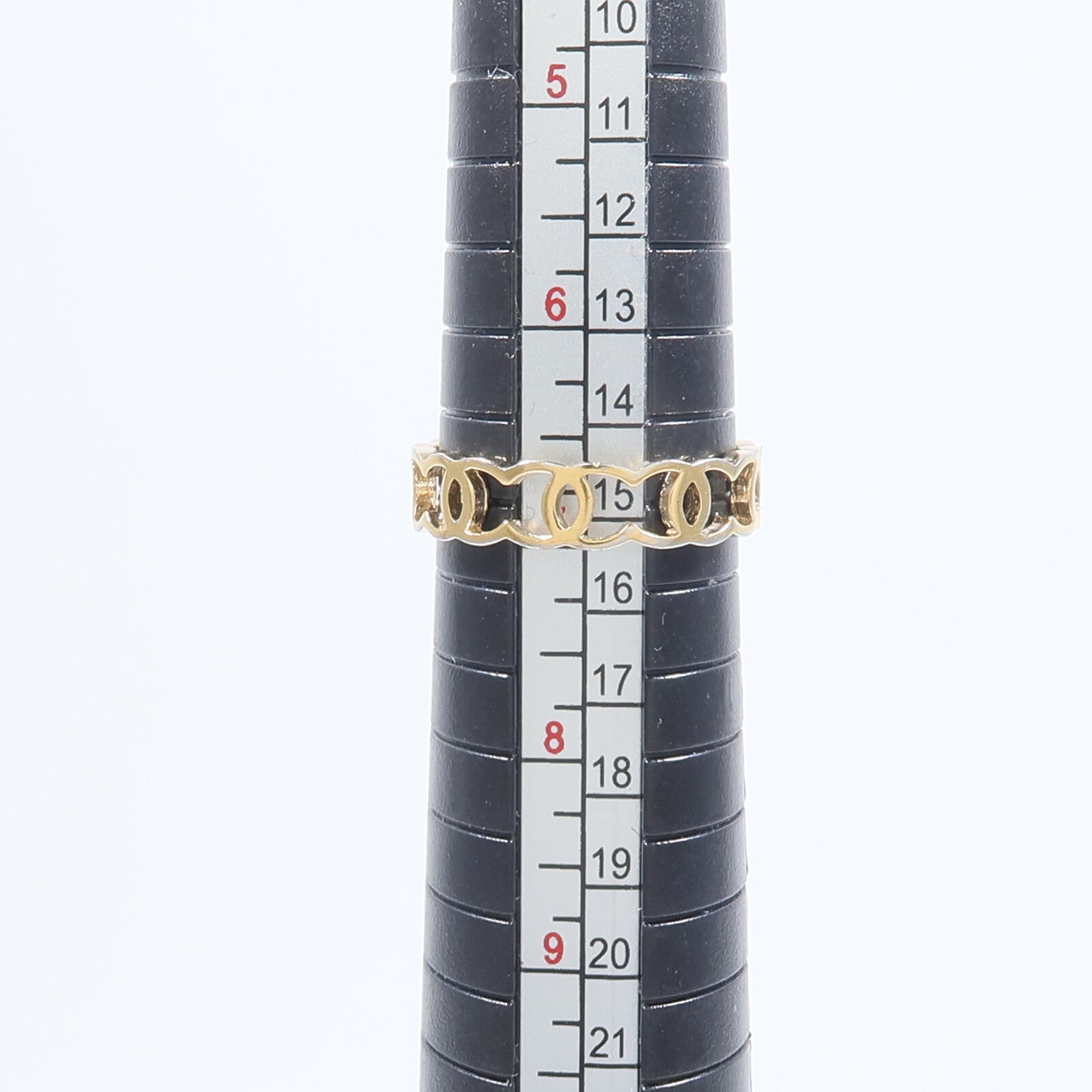 CHANEL 金屬CC Logo Ring戒指