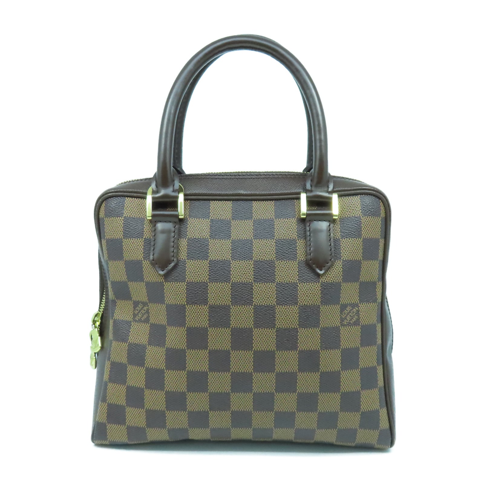 LOUIS VUITTON 【激減優惠】Damier Brera金扣手挽袋啡色