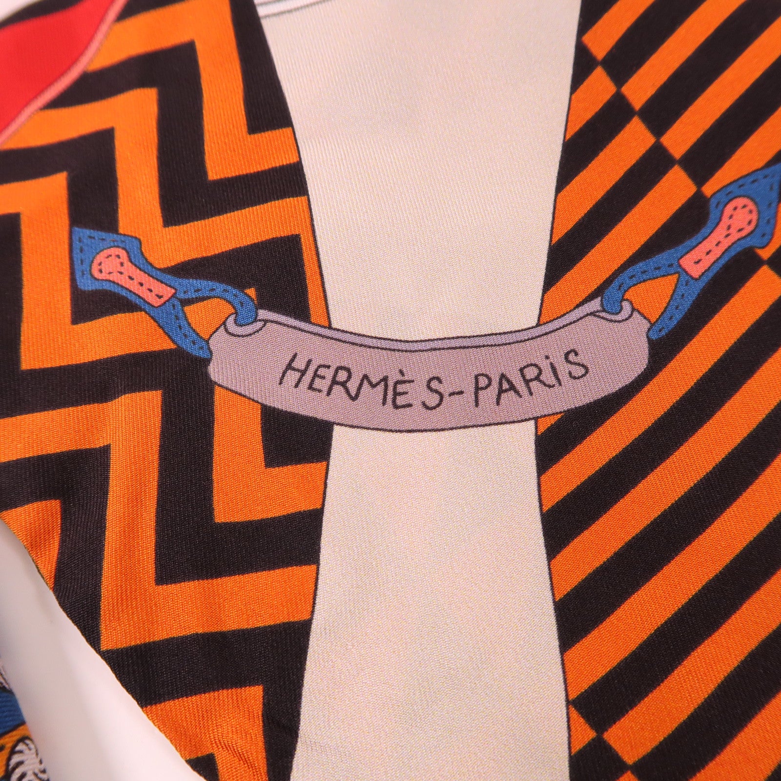 HERMES 絲質Maxi Twilly絲巾