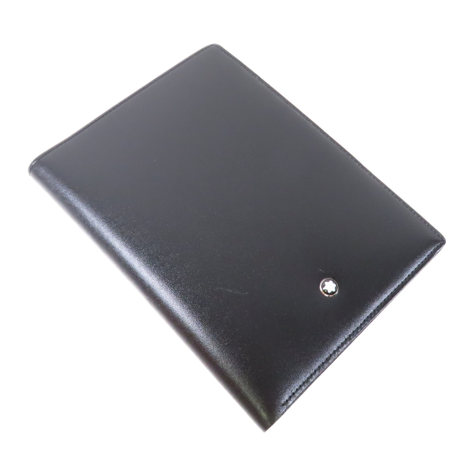 MONTBLANC 牛皮皮革Wallet銀扣錢包