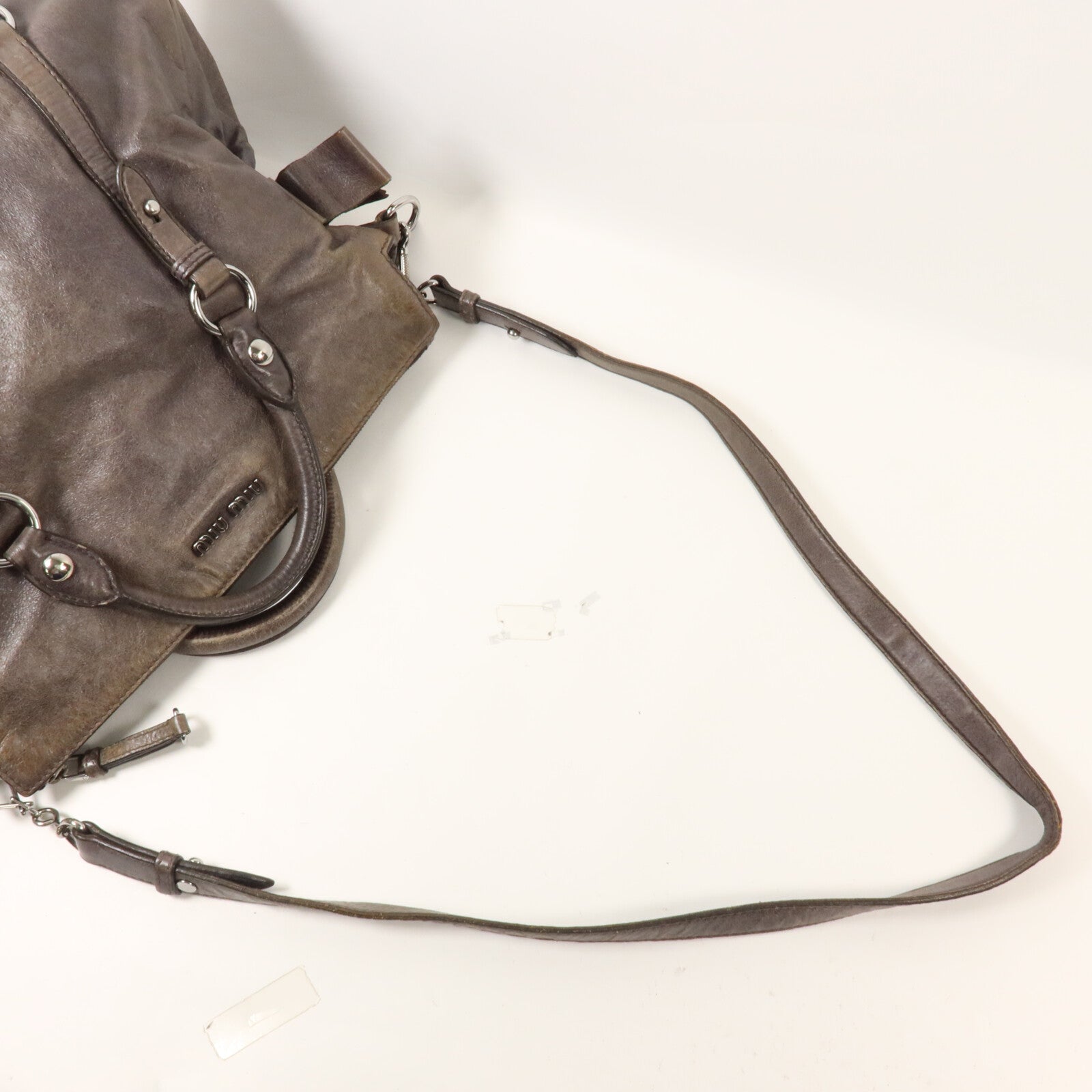 Miu Miu 牛皮皮革Shoulder Bag手挽肩背兩用袋