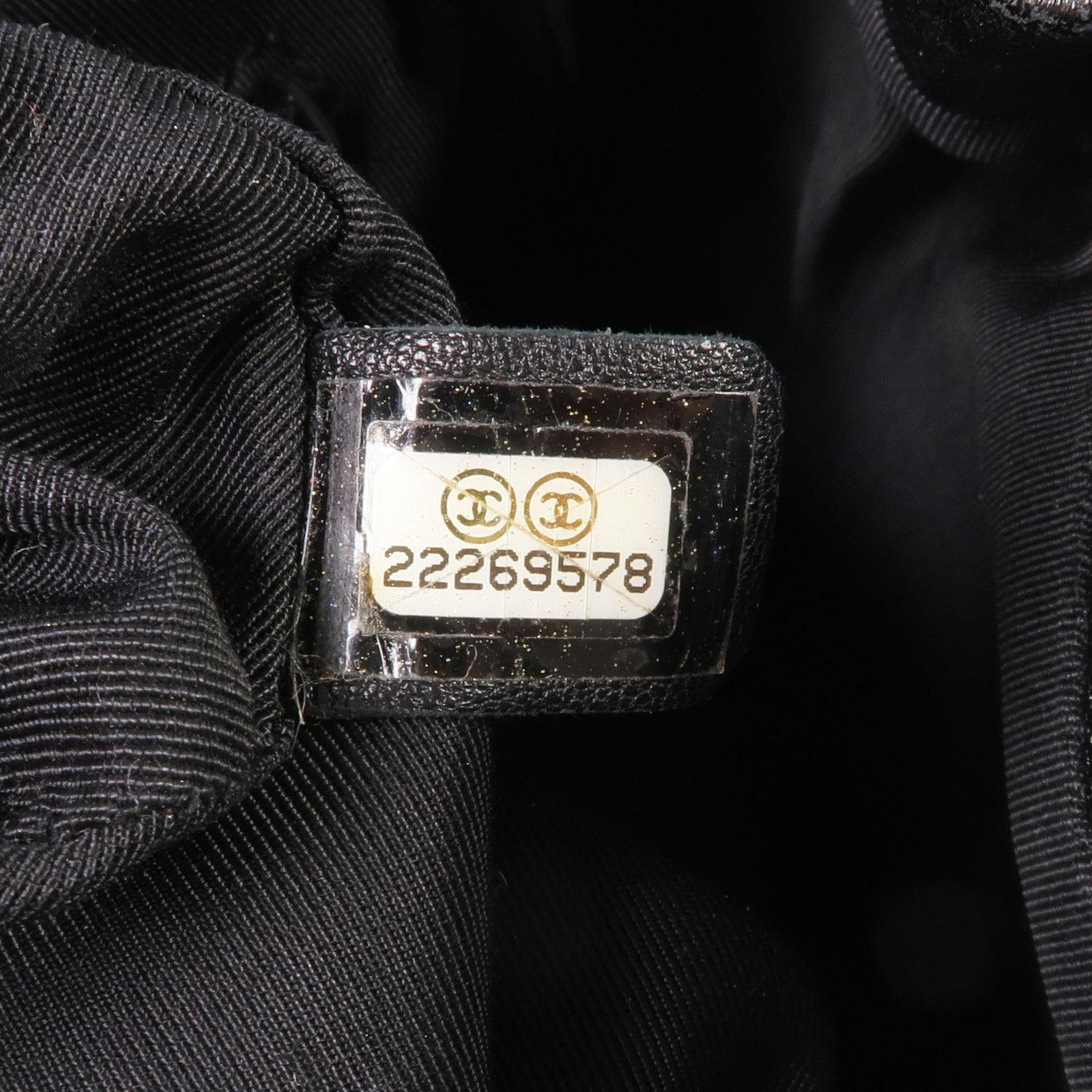 CHANEL 羊皮皮革Backpack銀扣背包