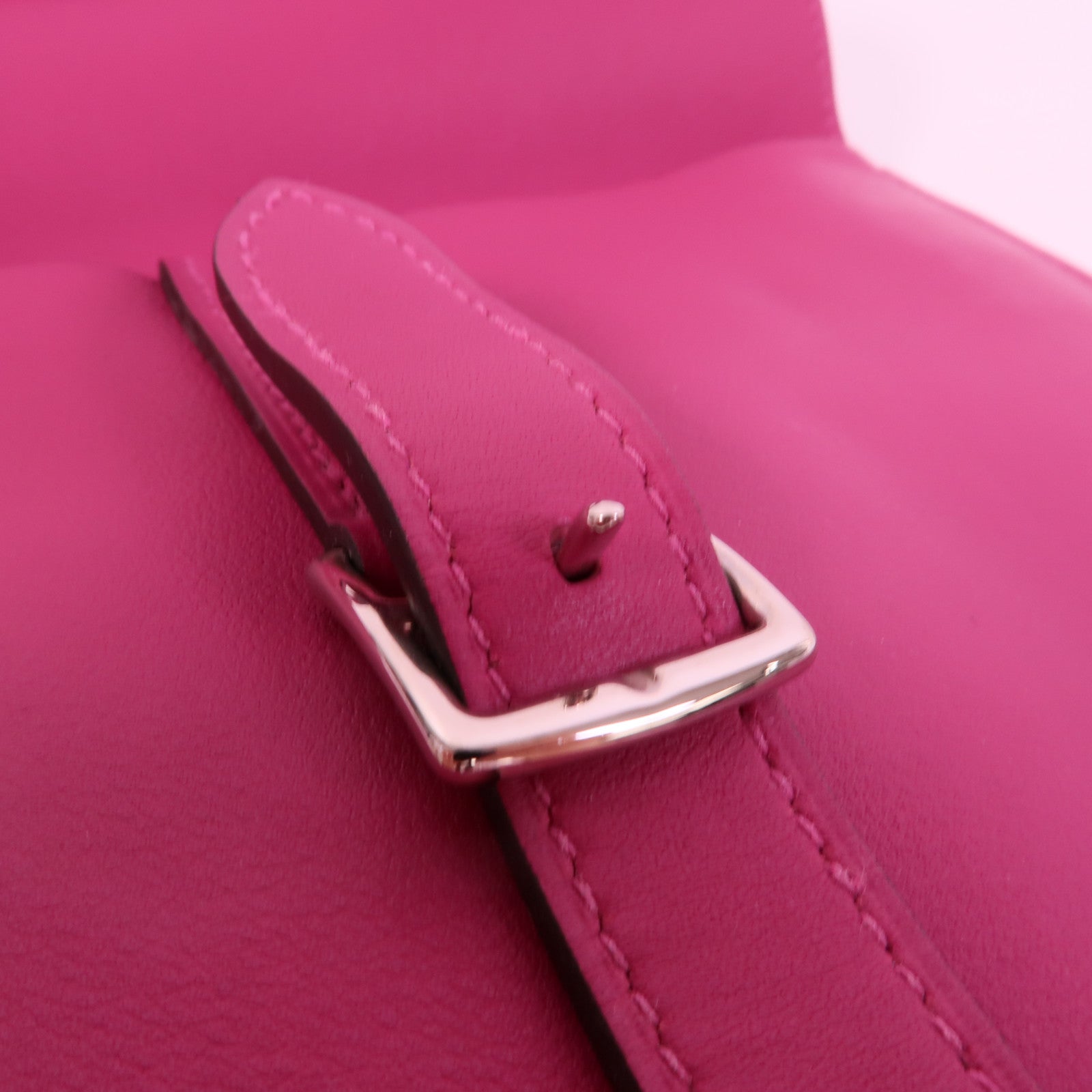 HERMES Swift皮革Mini Halzan手挽肩背兩用袋Rose Purple
