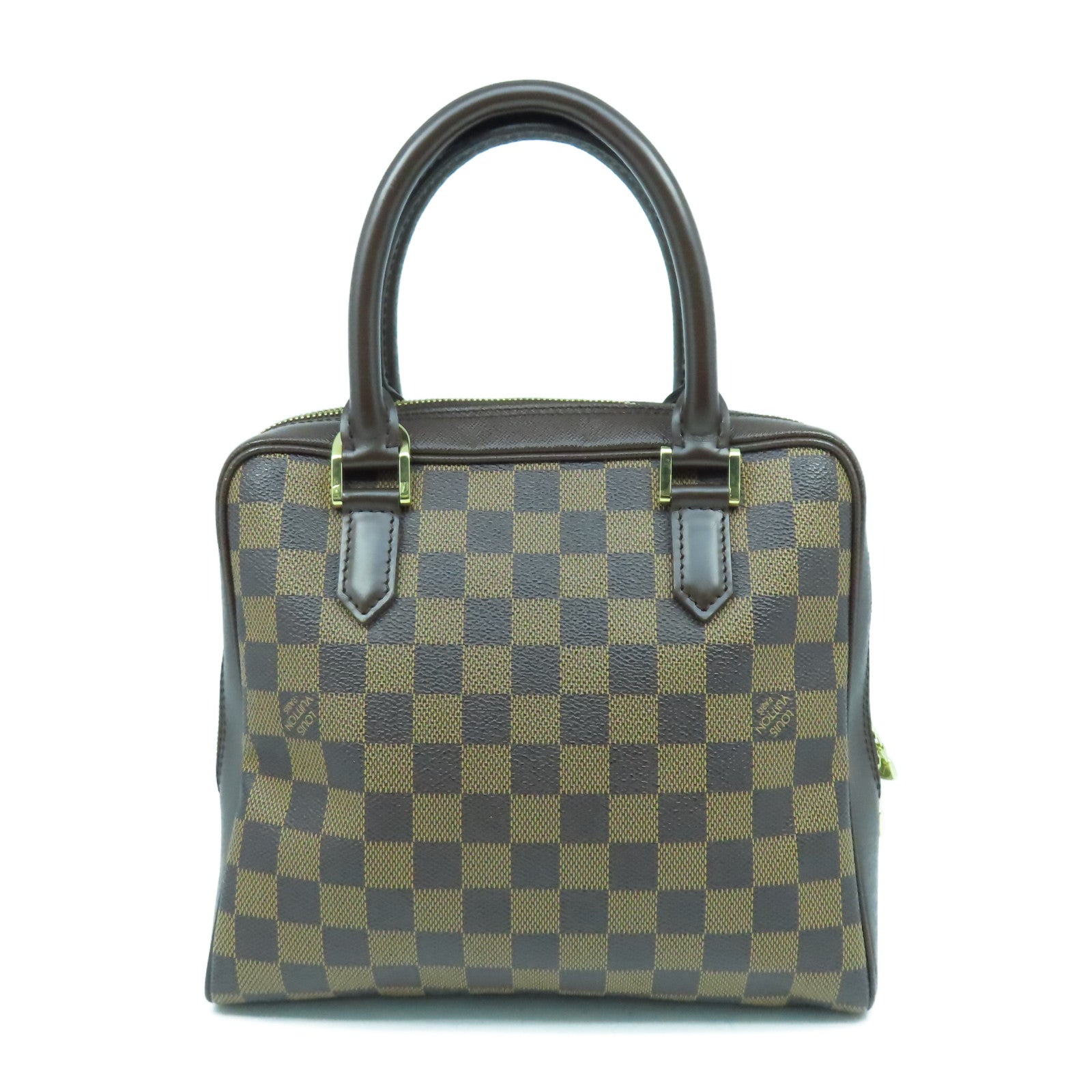 LOUIS VUITTON 【激減優惠】Damier Brera金扣手挽袋啡色