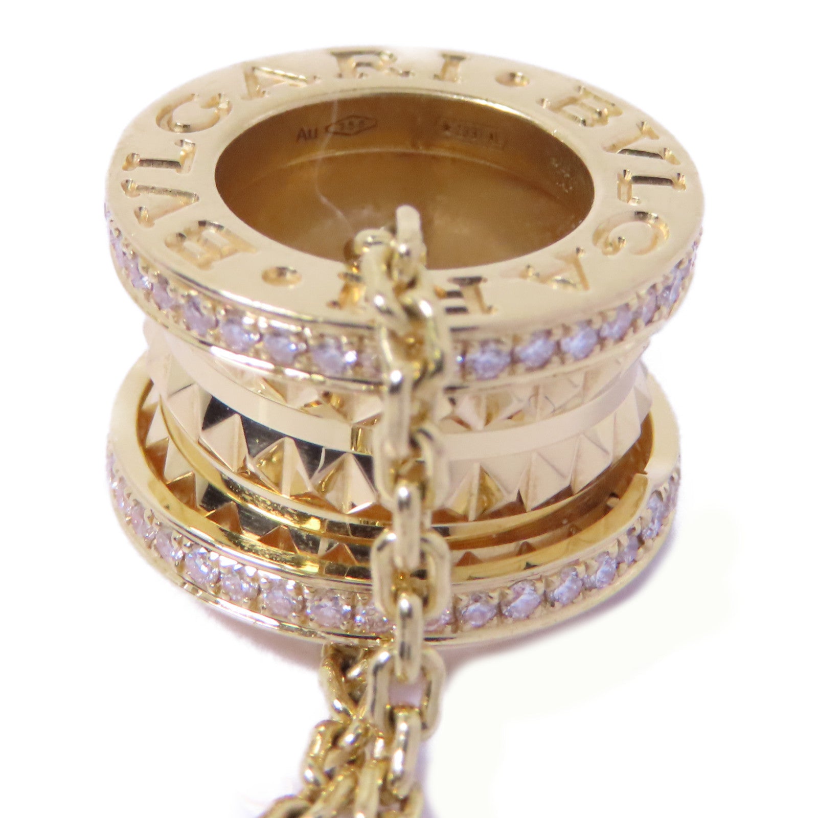 BVLGARI 18K黃金B-zero1 Diamond Necklace項鍊