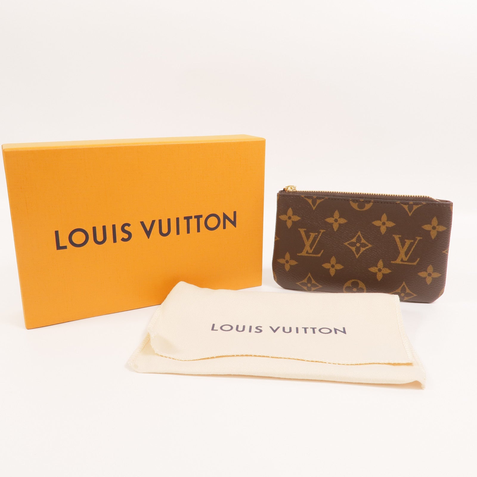LOUIS VUITTON Monogram Key Pouch S零錢包