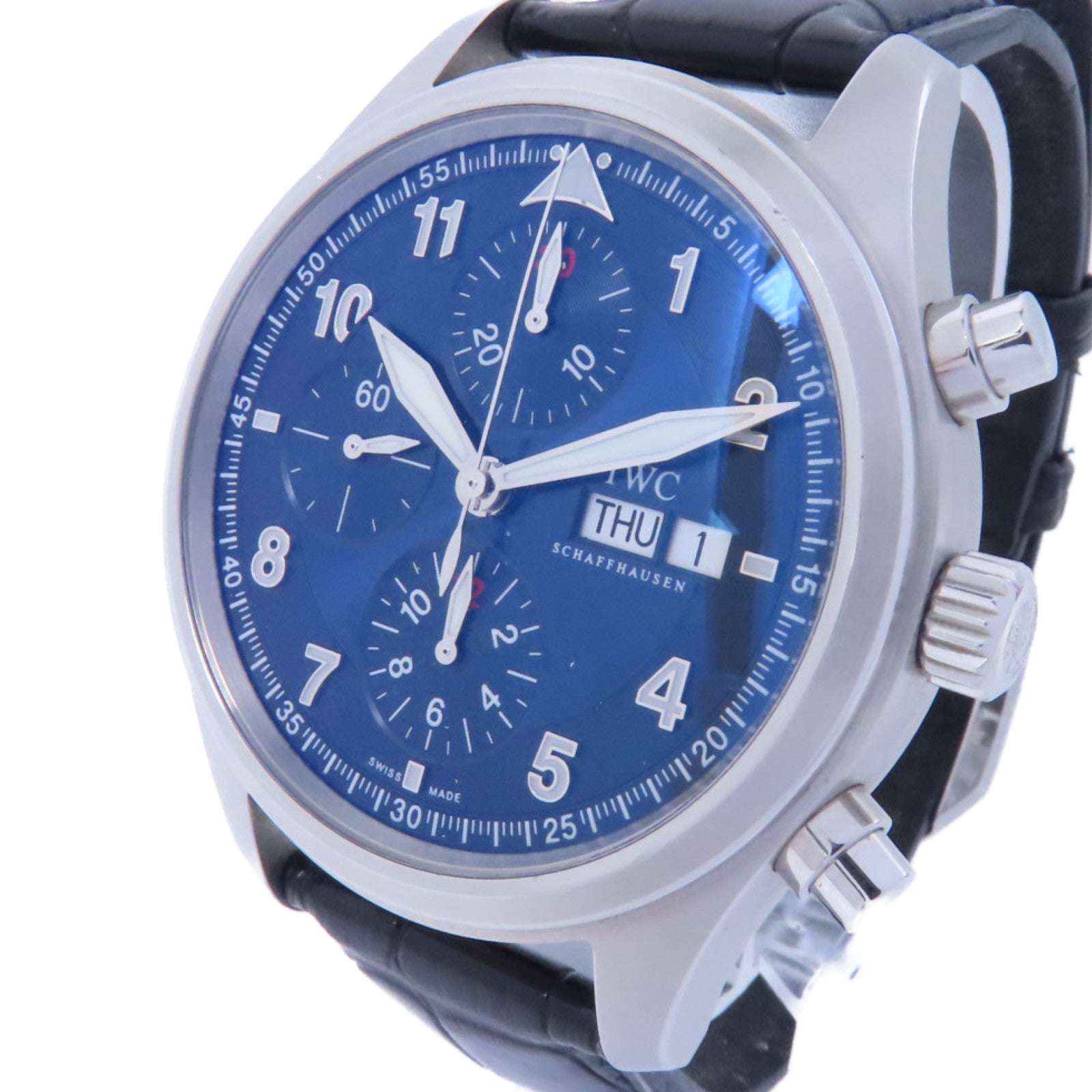 IWC Pilot Watch不鏽鋼手錶自動機芯白色