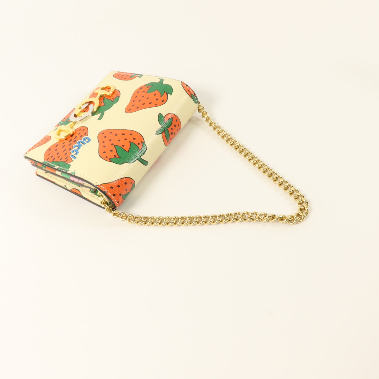 GUCCI 牛皮皮革Zumi Card Case Wallet金扣卡片套