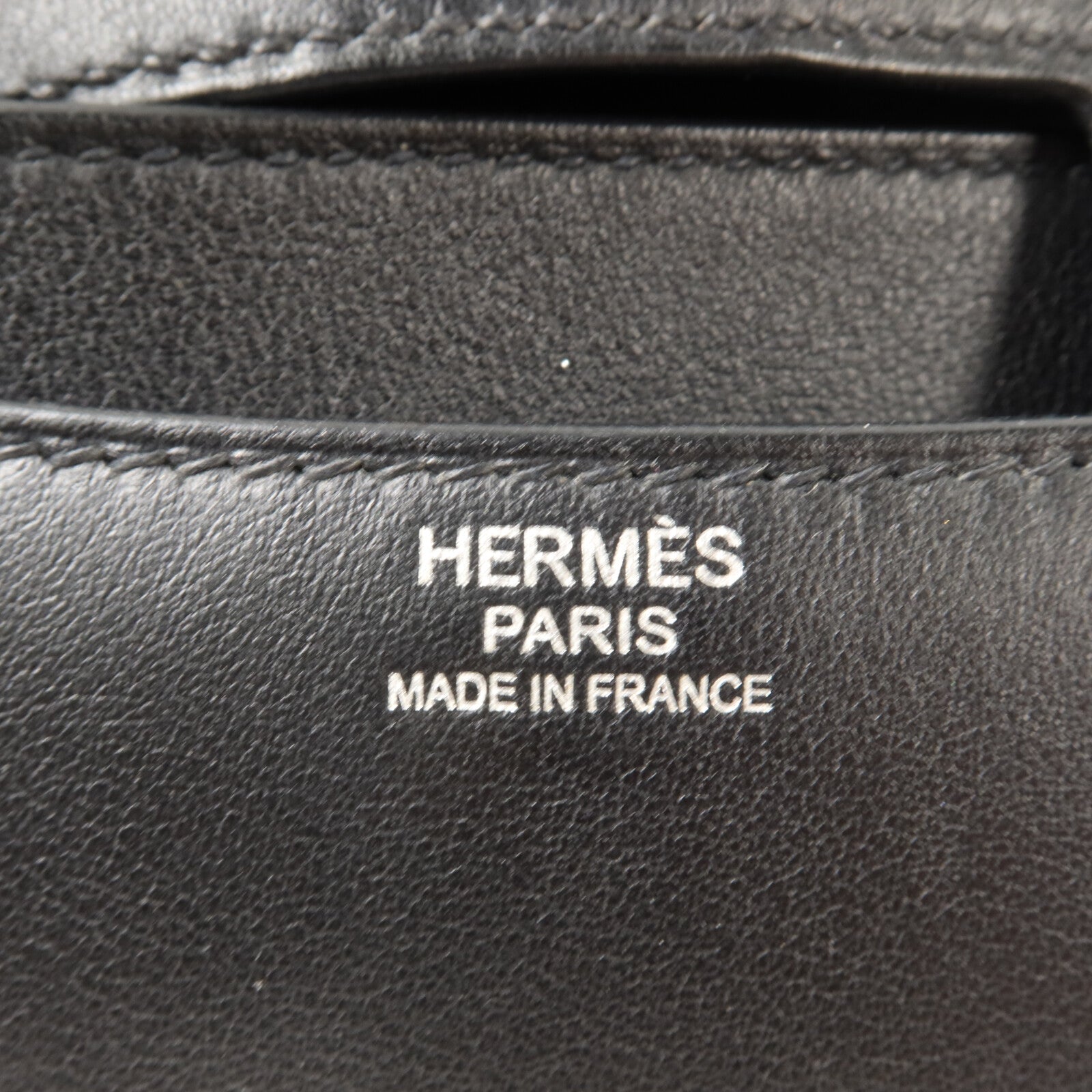 HERMES Swift皮革Constance 24肩背袋Noir