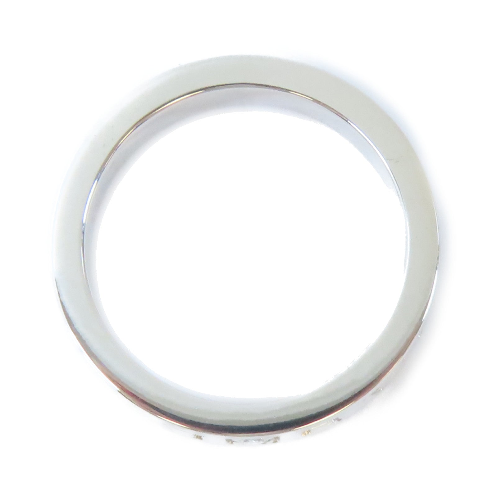 BVLGARI 18K白金Bvlgari Bvlgari Logo Ring鑽石戒指US#6.75