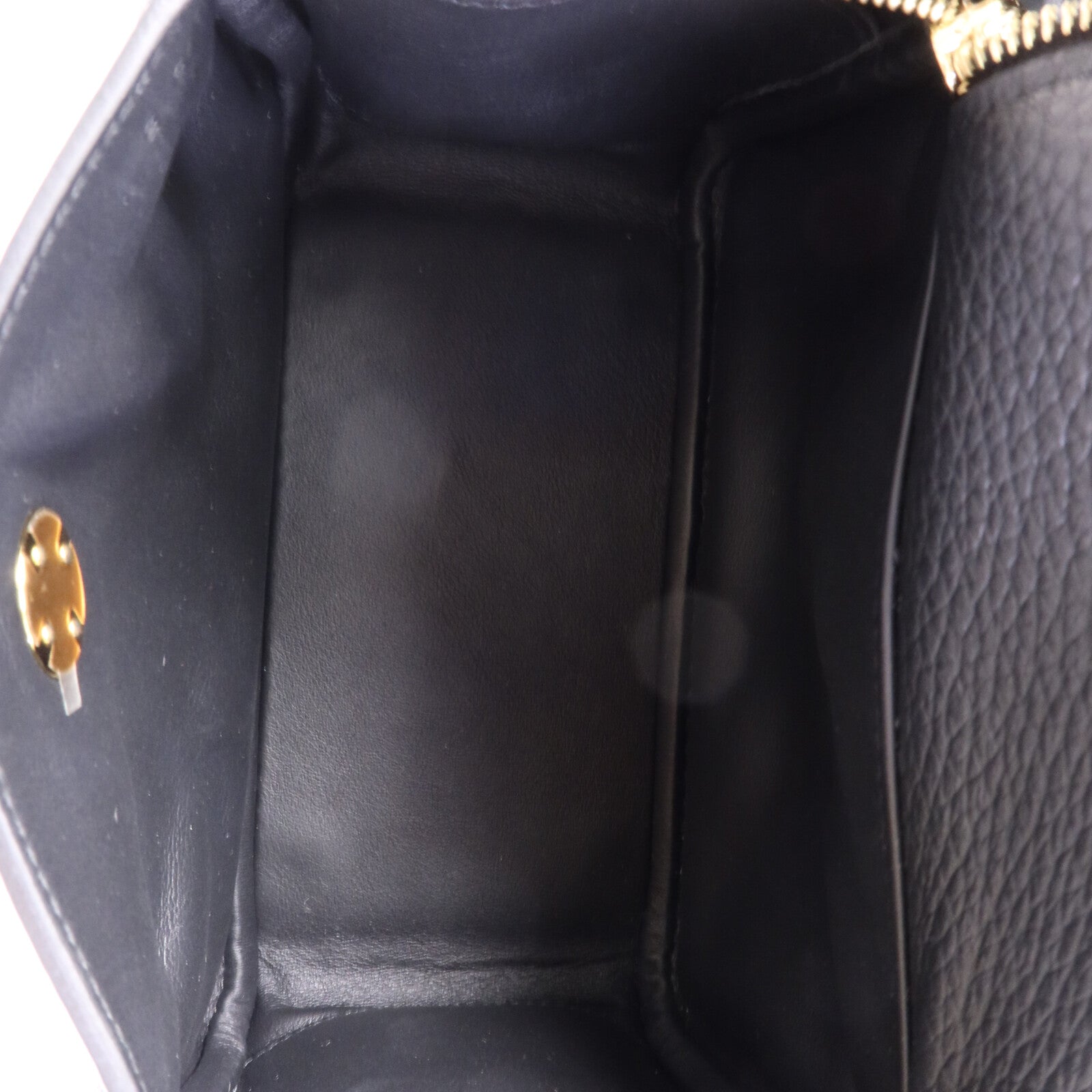 HERMES Clemence皮革Mini Lindy金扣手挽肩背兩用袋