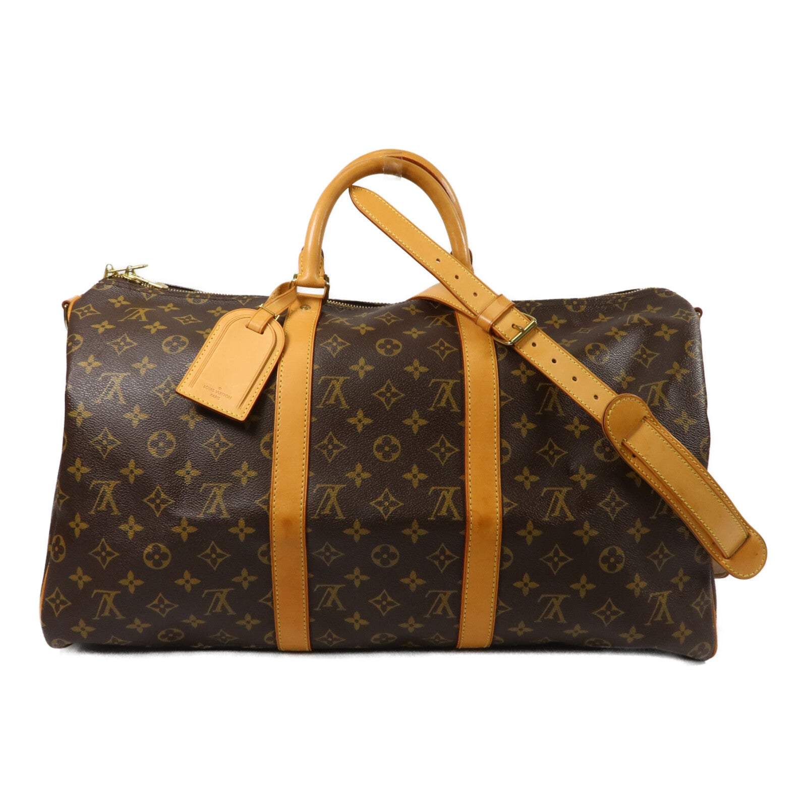 LOUIS VUITTON Monogram Keepall Bandouliere 50手挽肩背兩用袋