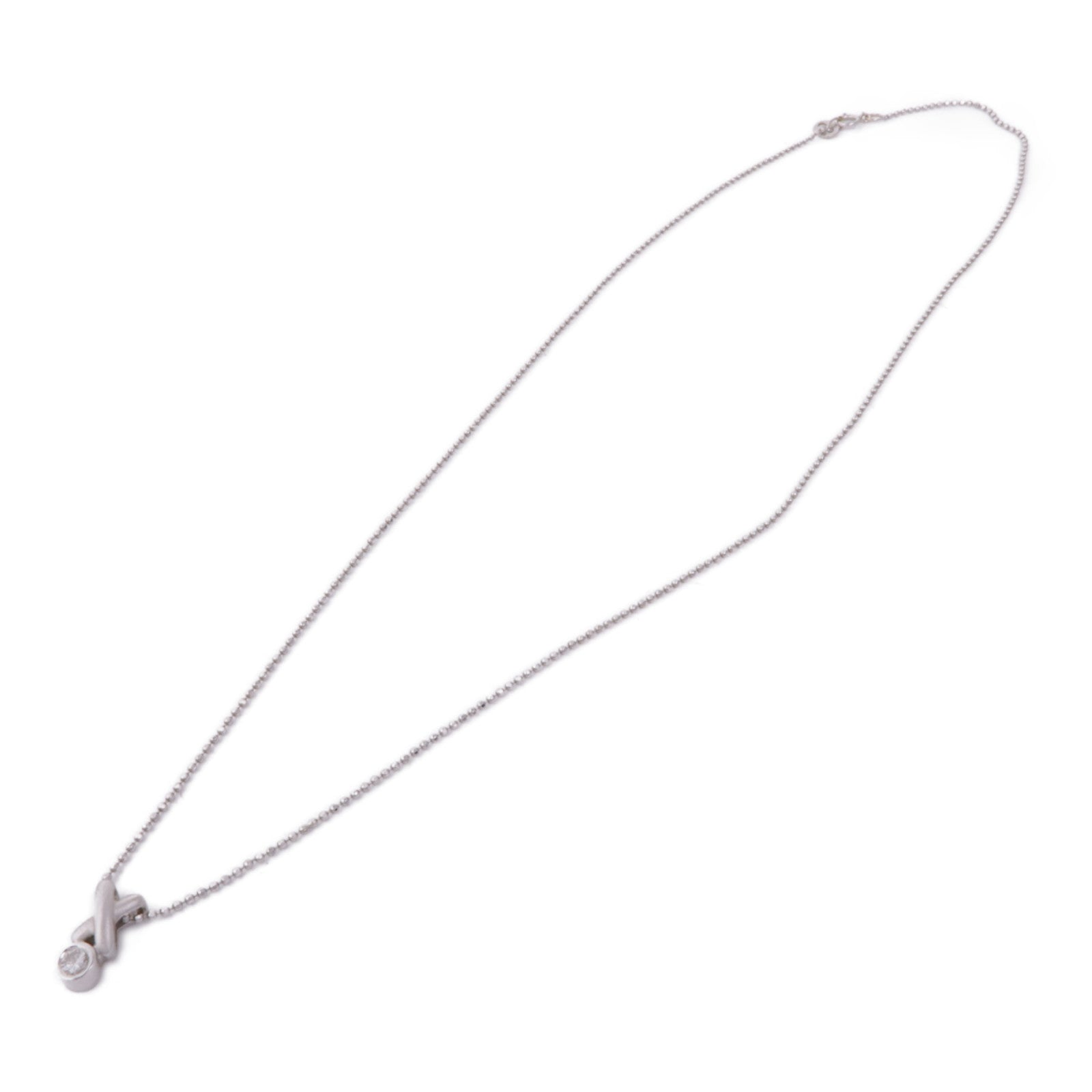 JEWELRY Diamond Necklace 18K White Gold