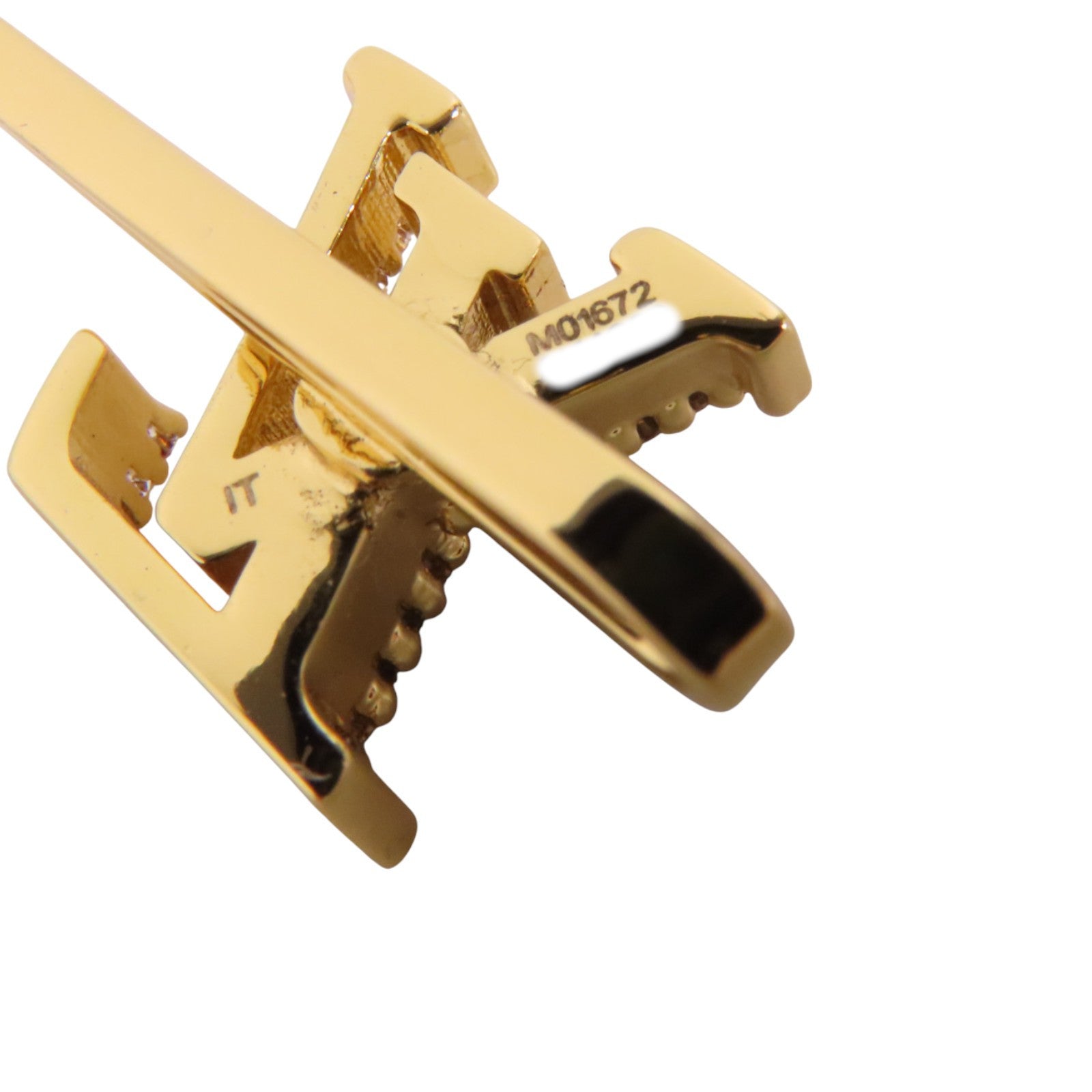 LOUIS VUITTON 金屬/水鑽Hair Clip金扣髮夾