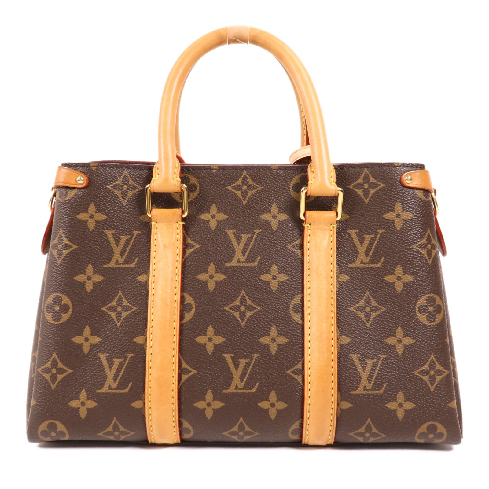 LOUIS VUITTON Monogram Soufflot BB金扣手挽肩背兩用袋