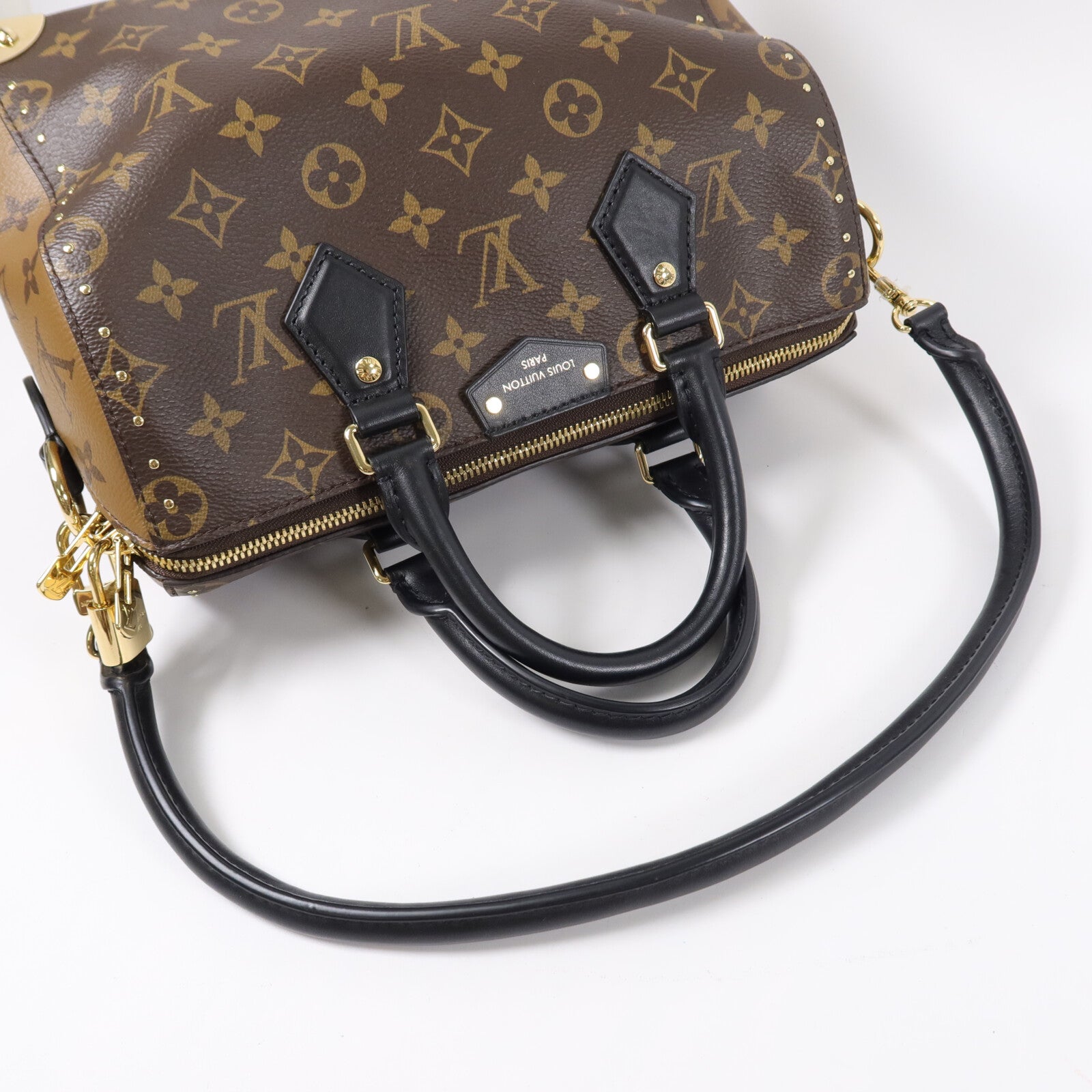 LOUIS VUITTON Monogram Speedy Trunk 25手挽肩背兩用袋