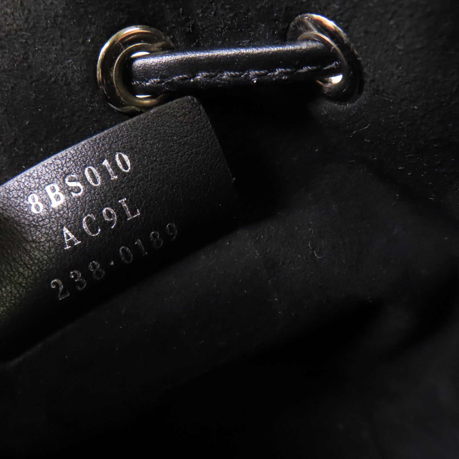 FENDI 牛皮皮革Mini Mon Tresor銀扣手挽肩背兩用袋