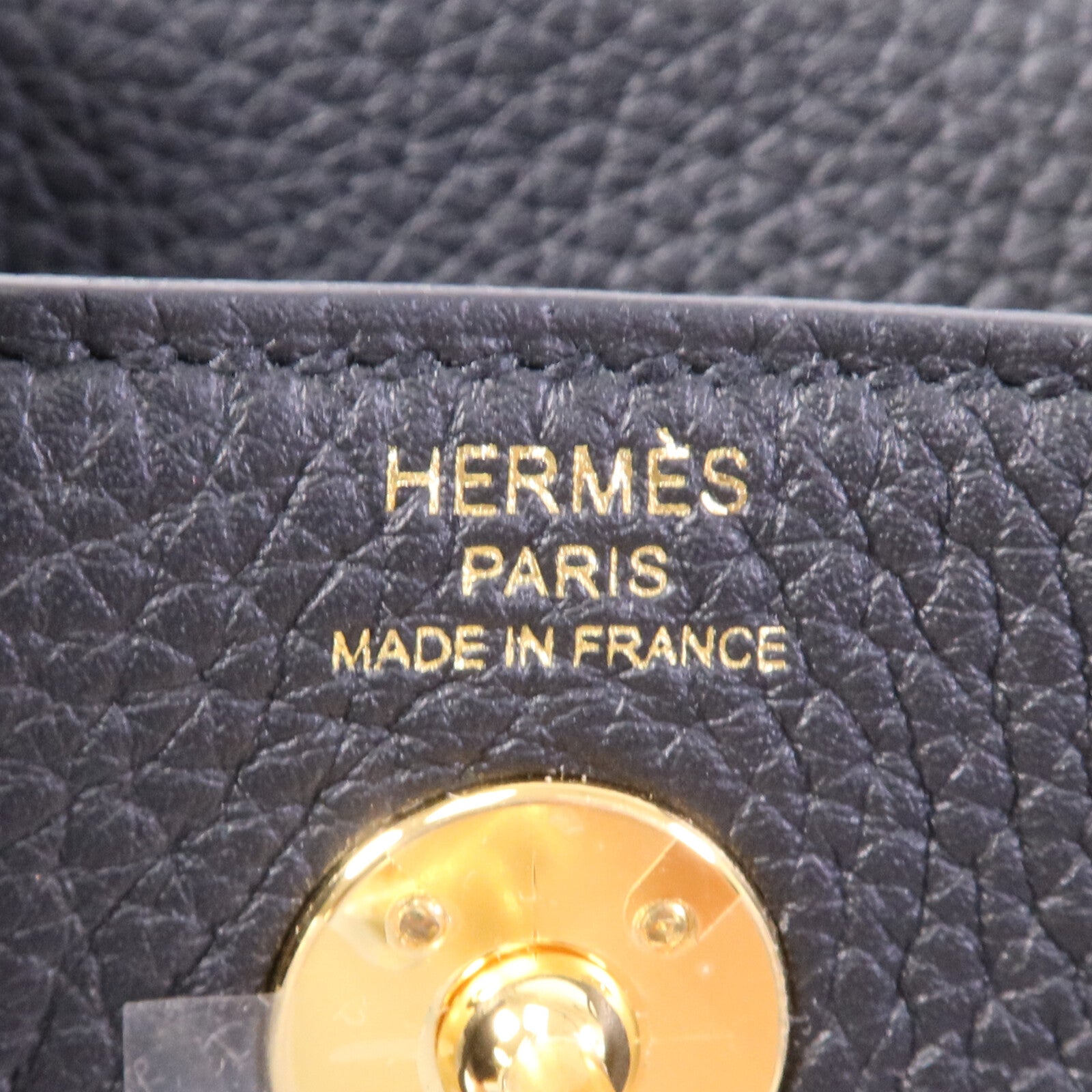HERMES Clemence皮革Mini Lindy金扣手挽肩背兩用袋