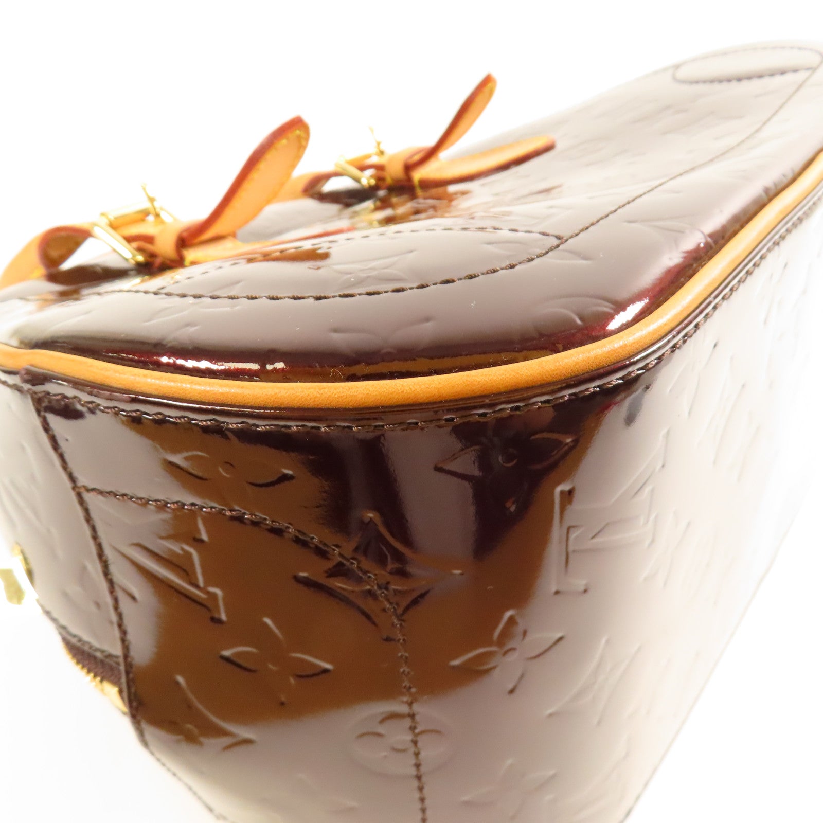 LOUIS VUITTON Vernis Summit Drive金扣手挽袋