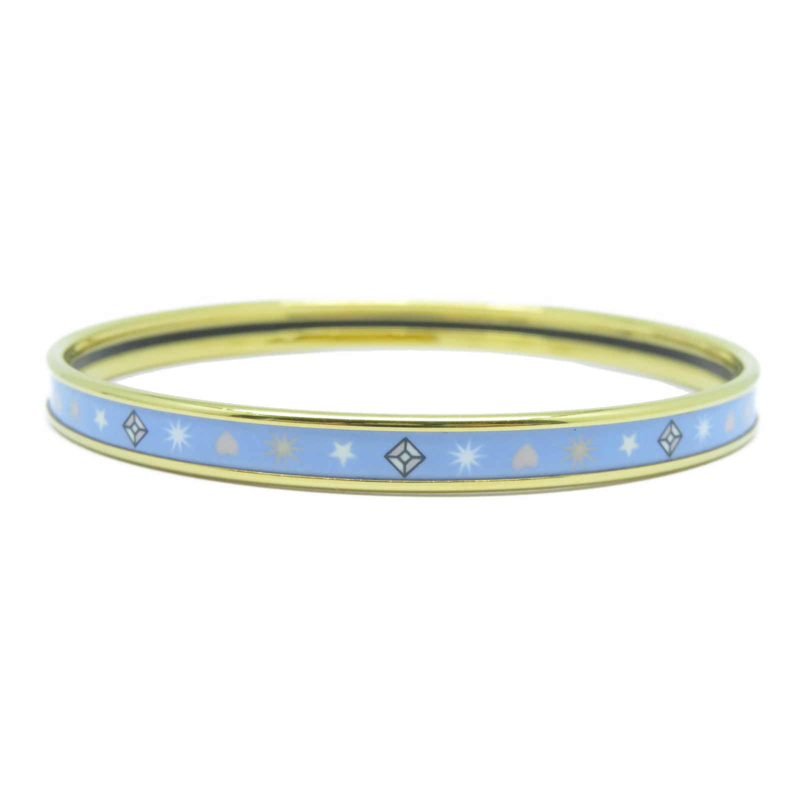 HERMES 【激減優惠】金屬Bangle手鐲藍色