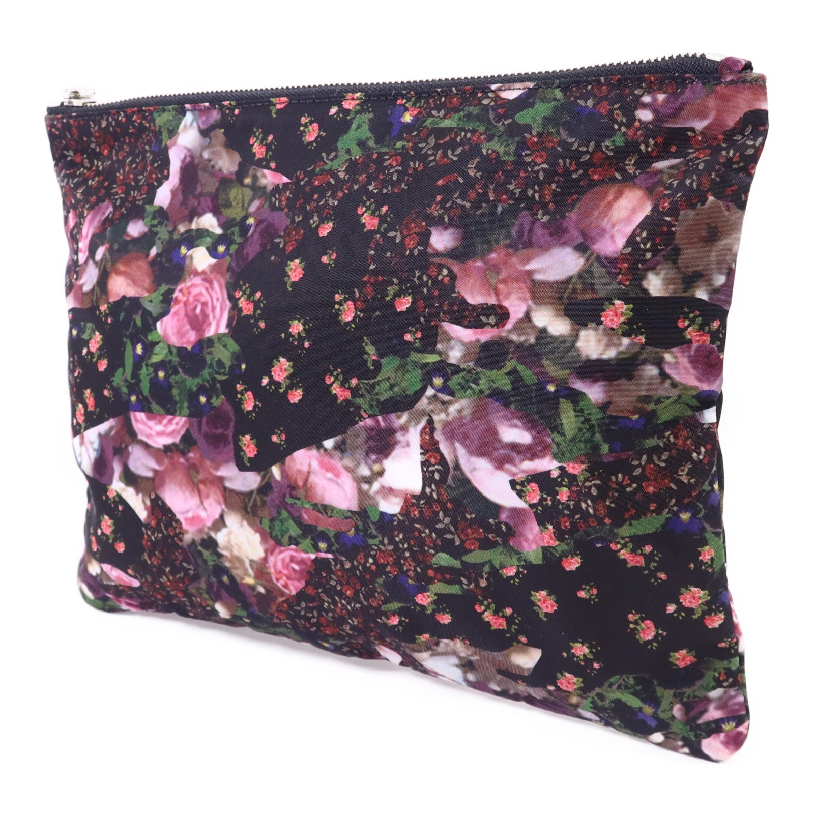 GIVENCHY 尼龍Pouch銀扣手拿包