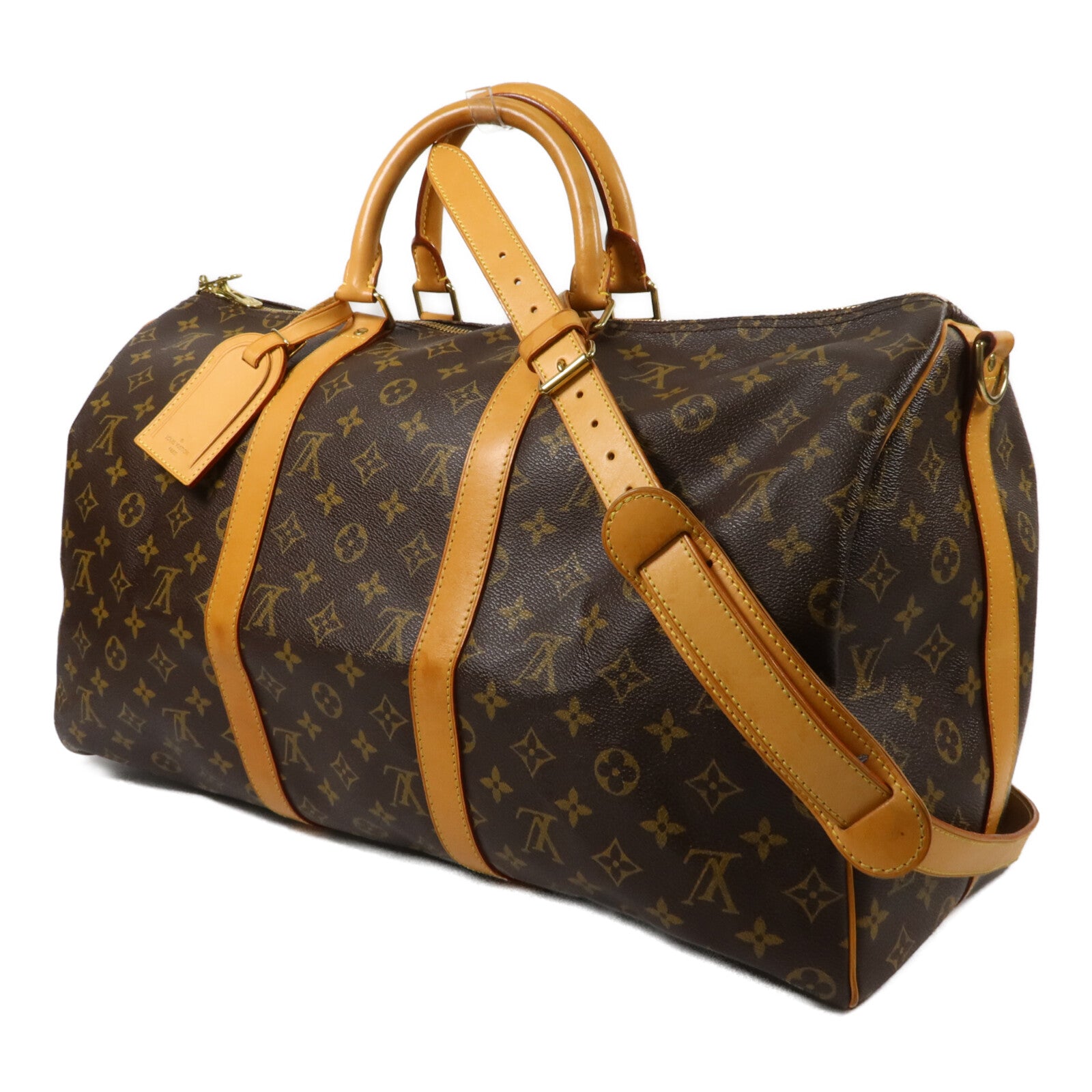 LOUIS VUITTON Monogram Keepall Bandouliere 50手挽肩背兩用袋