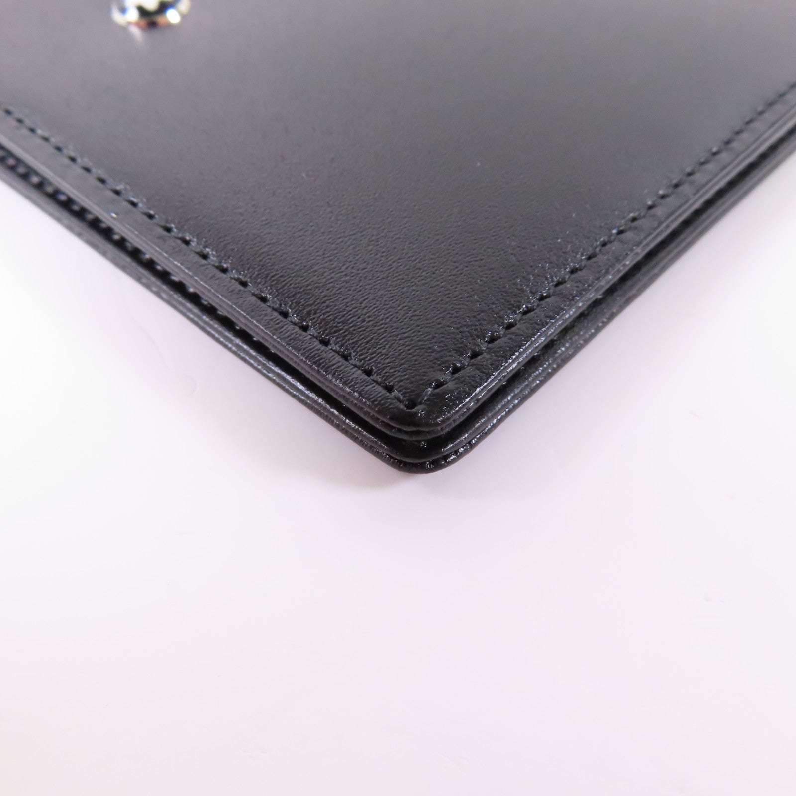 MONTBLANC 牛皮皮革Wallet銀扣錢包