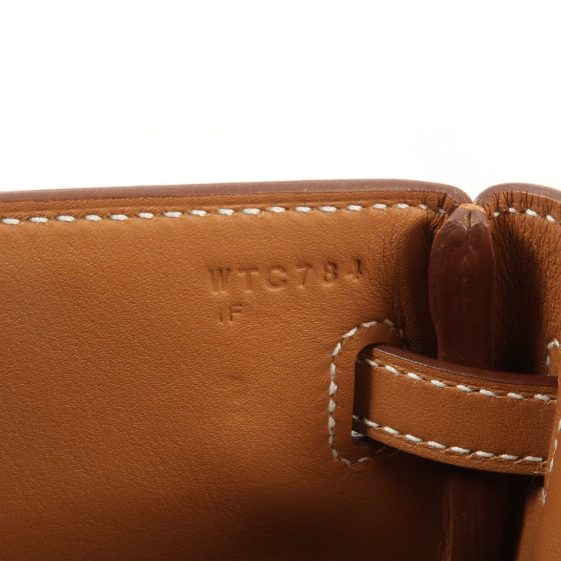 HERMES Vache Liegee皮革Kelly Moove銀扣肩背袋Gold