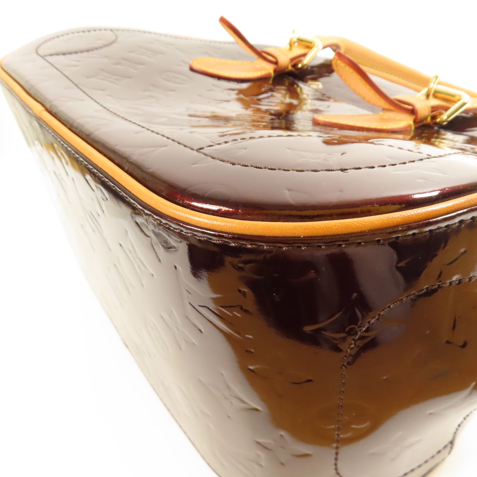 LOUIS VUITTON Vernis Summit Drive金扣手挽袋