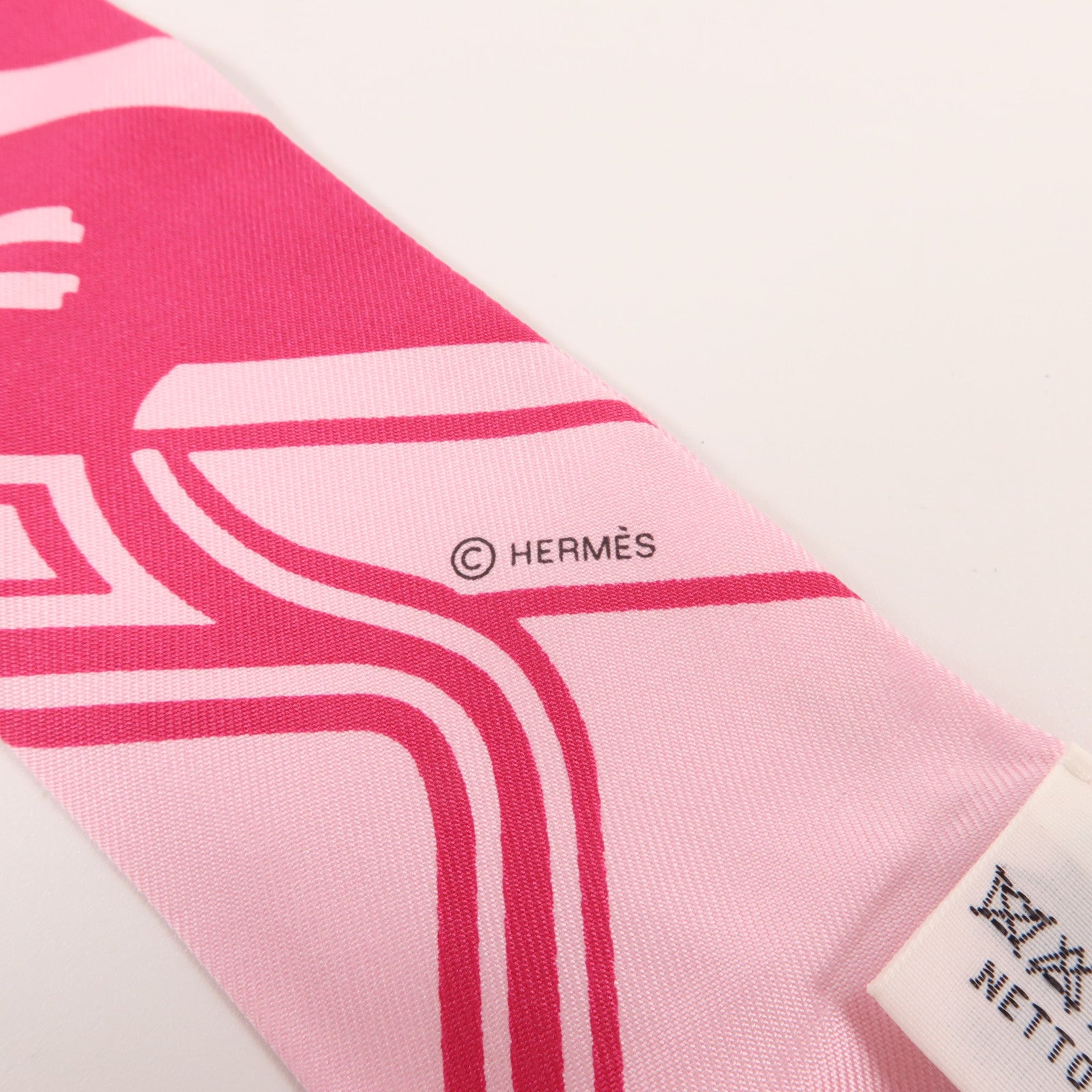 HERMES 絲質Twilly絲巾