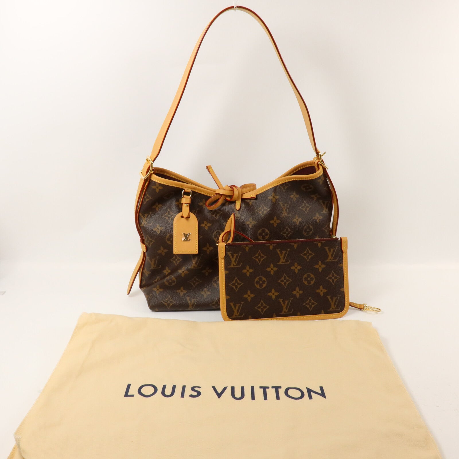 LOUIS VUITTON Monogram CarryAll PM肩背袋