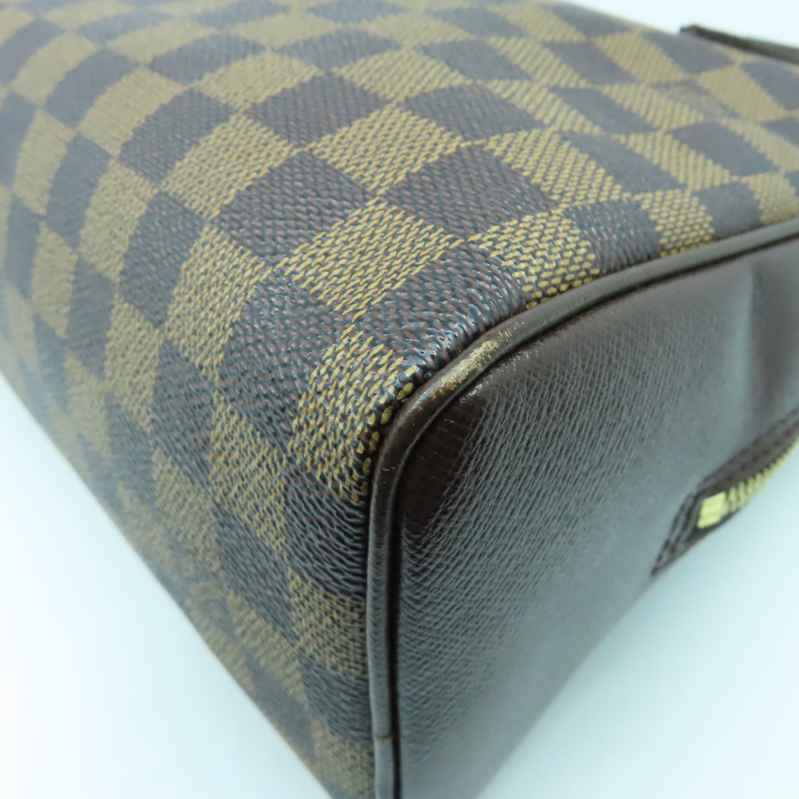 LOUIS VUITTON 【激減優惠】Damier Brera金扣手挽袋啡色