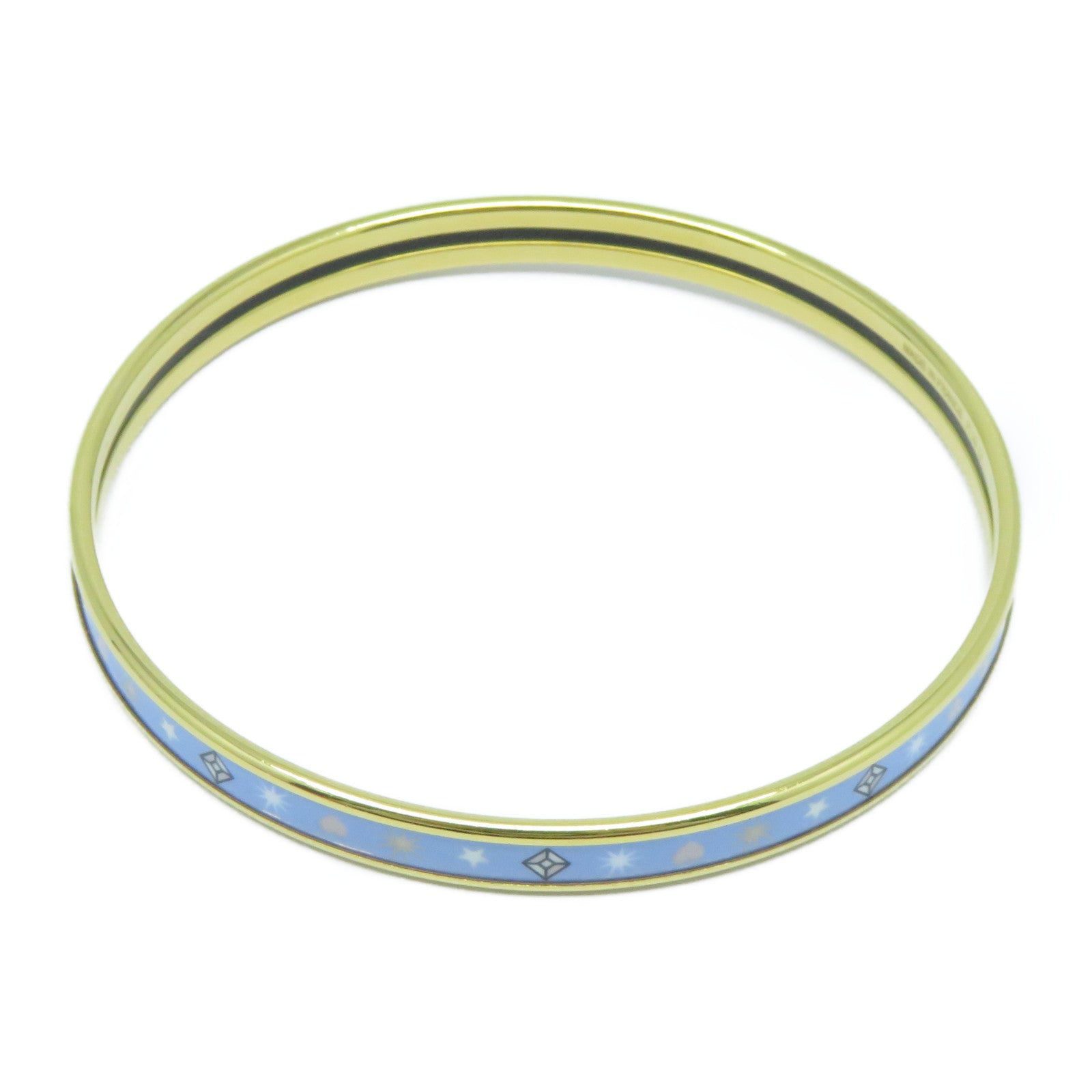 HERMES 【激減優惠】金屬Bangle手鐲藍色