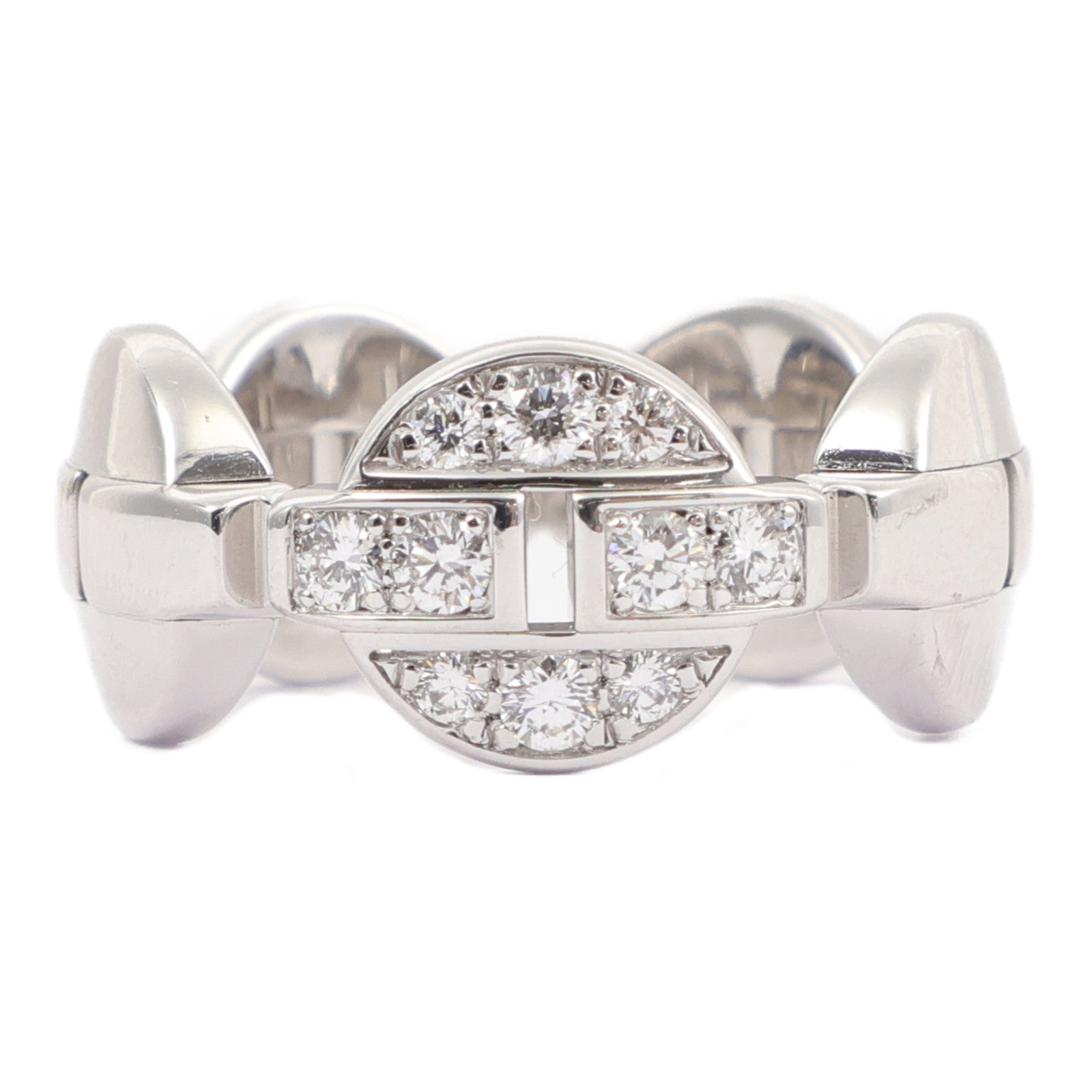 CARTIER 【激減優惠】18K白金Imaria Ring鑽石戒指Cartier#50/US#5.5