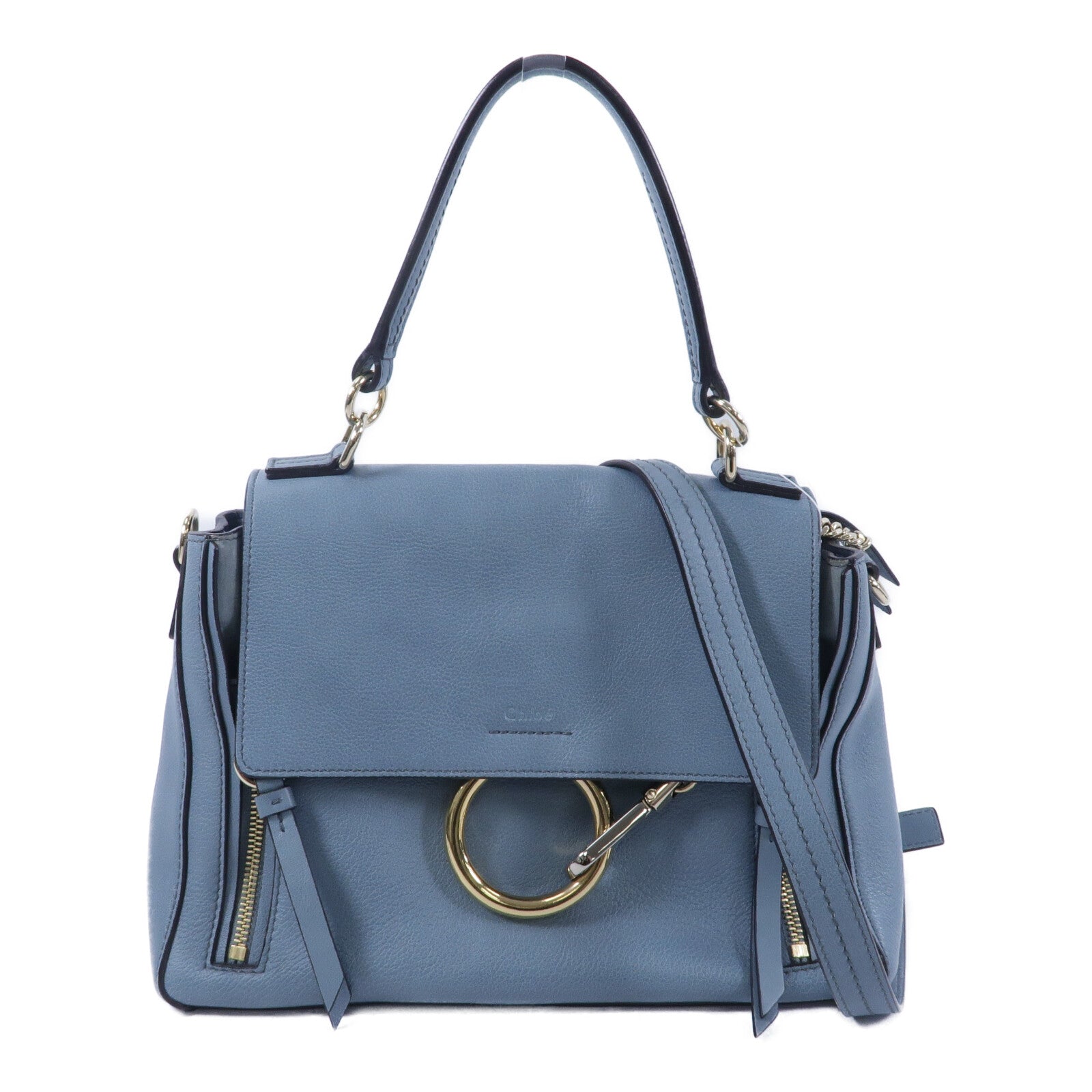 Chloe 牛皮皮革Faye Bag手挽肩背兩用袋