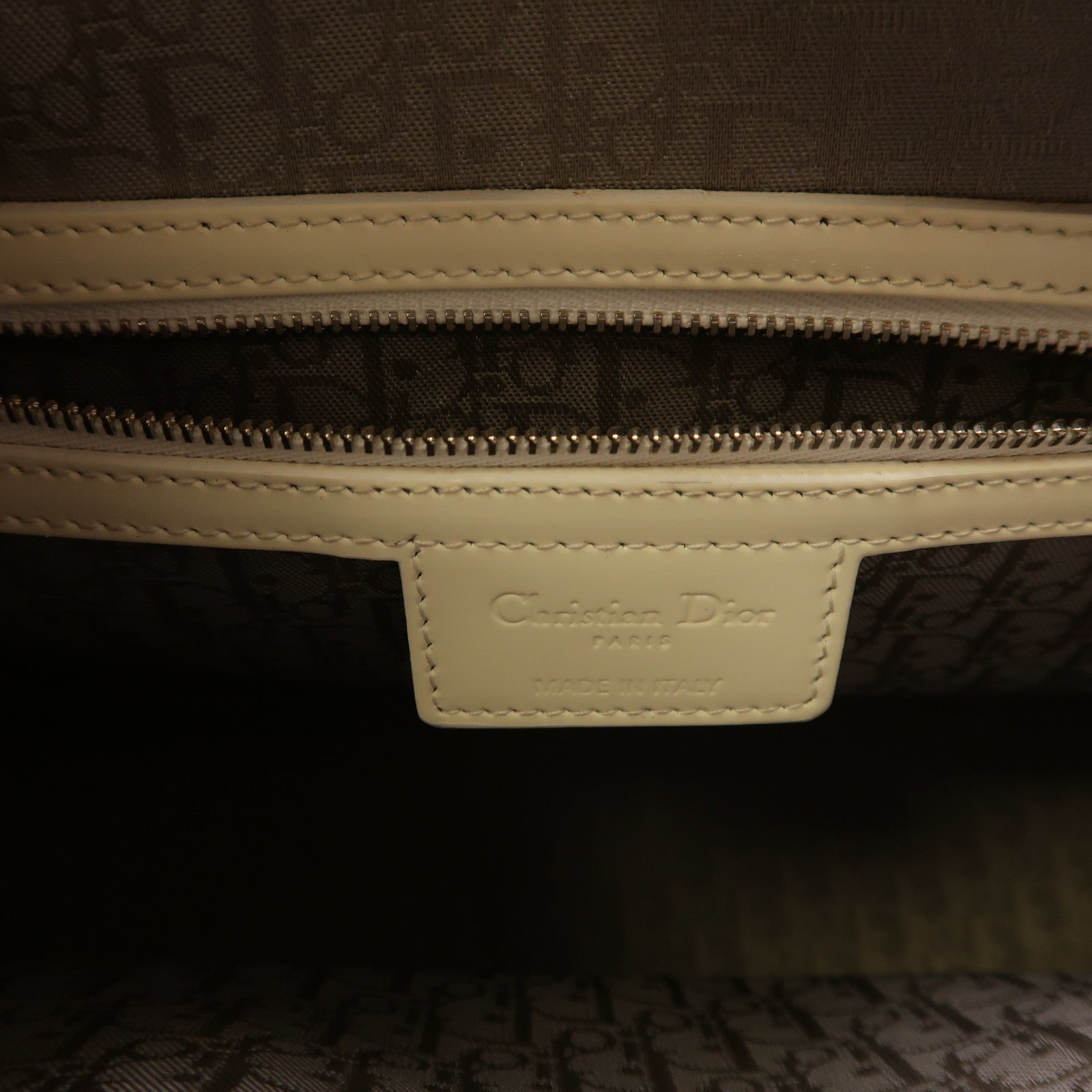 Dior 漆皮皮革Lady Dior Shoulder手挽肩背兩用袋