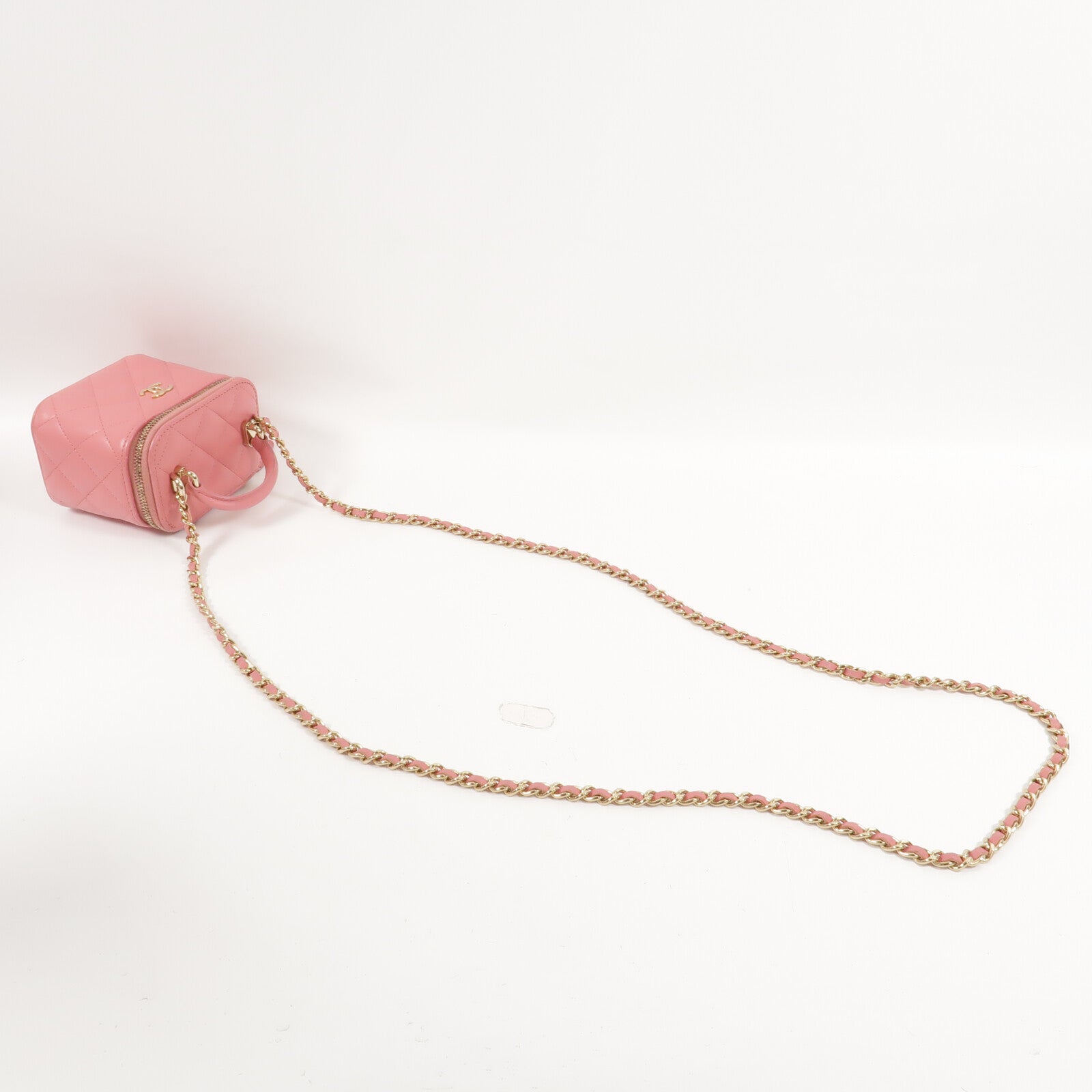 CHANEL 羊皮皮革Chain Shoulder鏈帶肩背袋