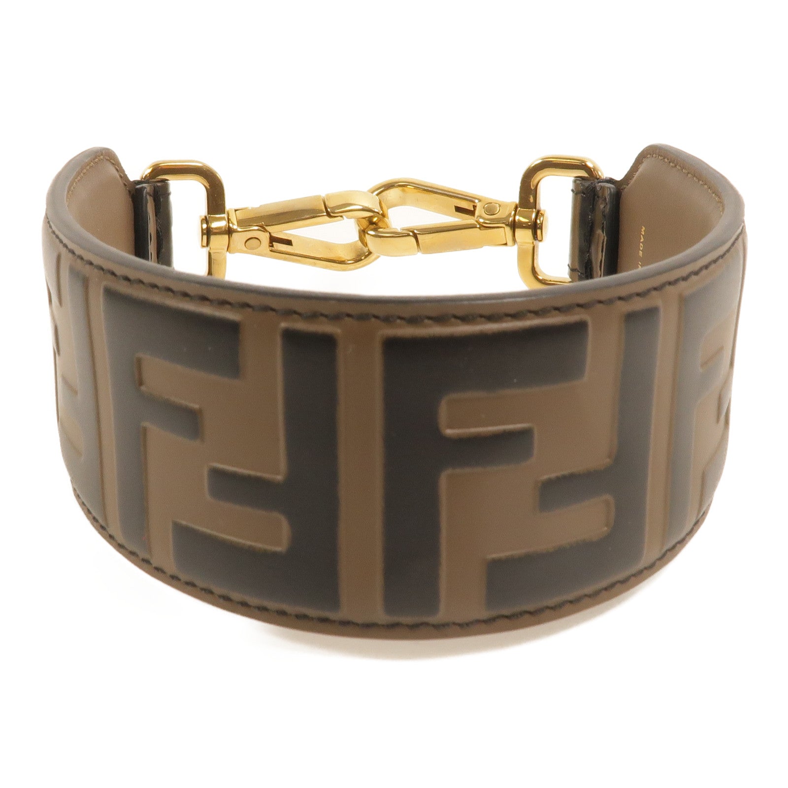 FENDI 牛皮皮革Mini Strap You肩背帶